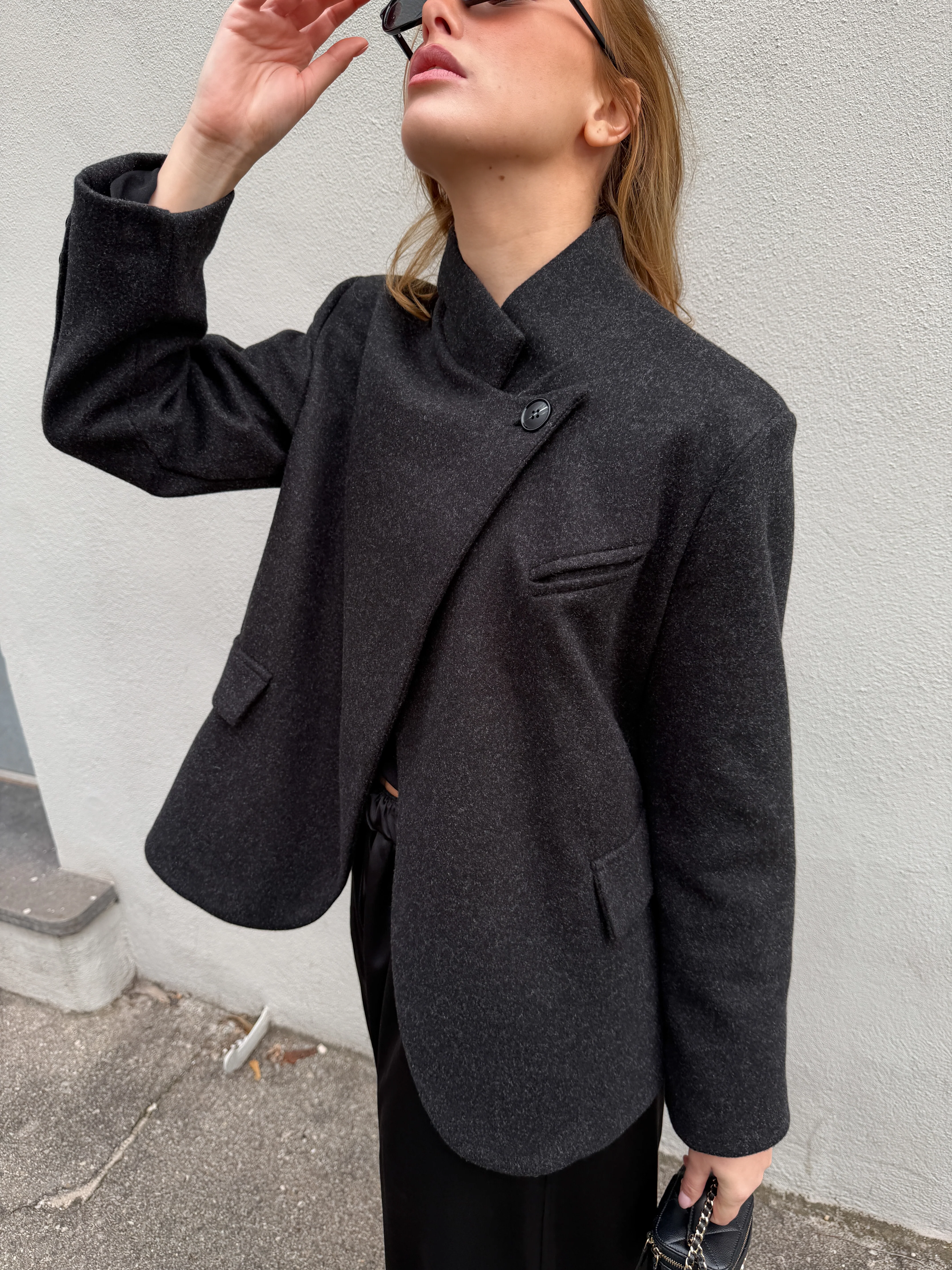 Blazer Naomi gris anthracite - Image 3