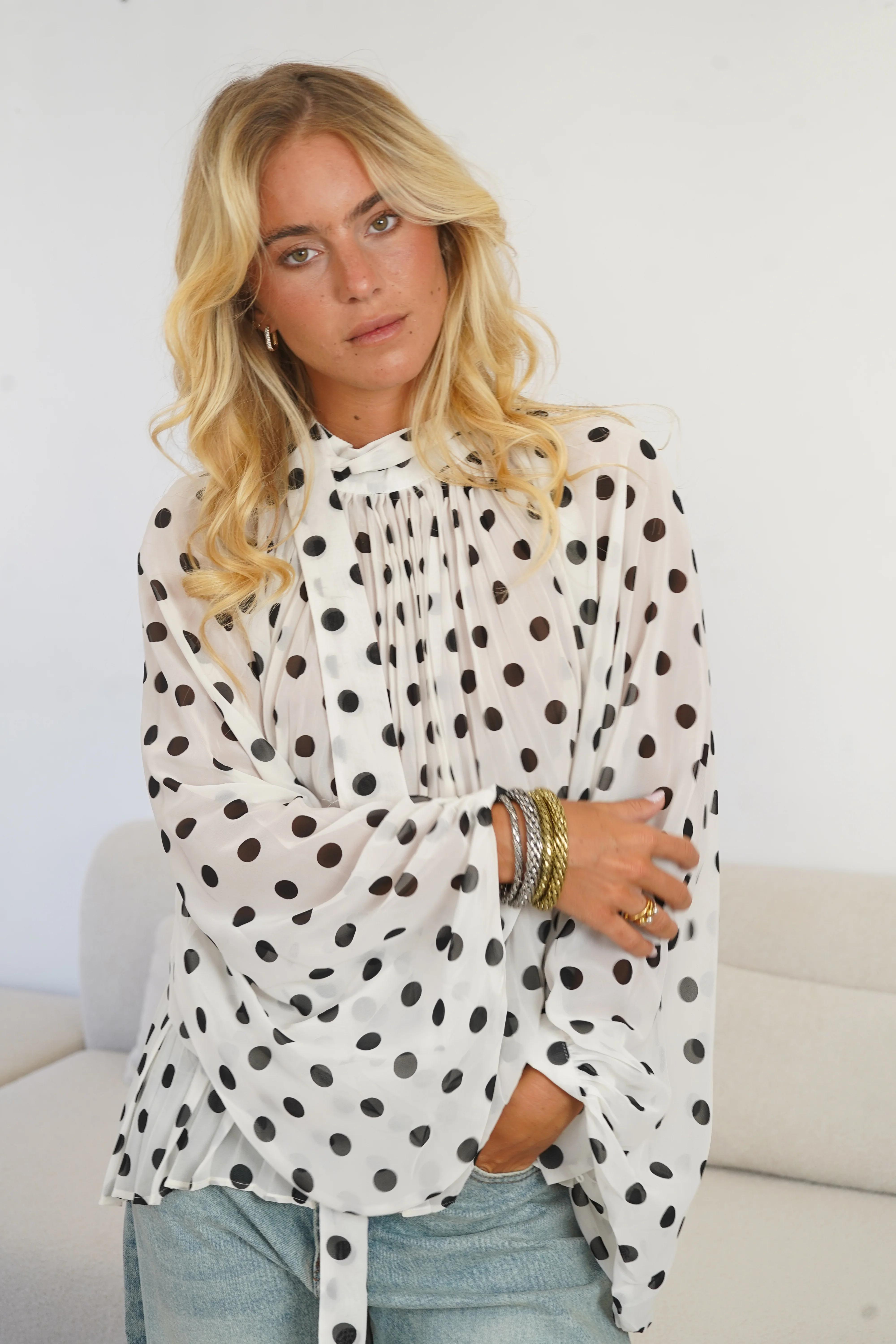 Blouse Éléanore blanche - Image 8