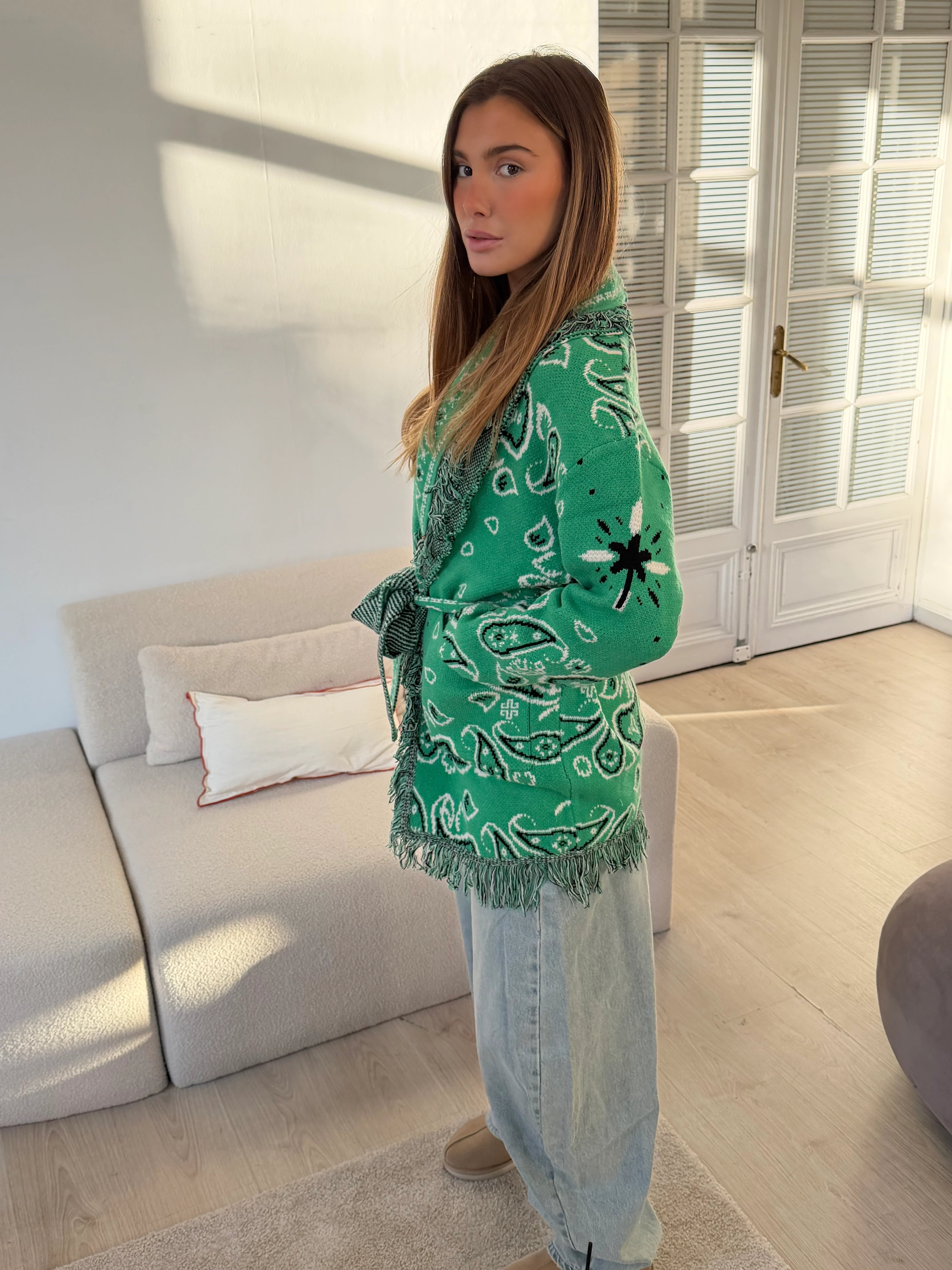 Gilet Suzanne vert - Image 3