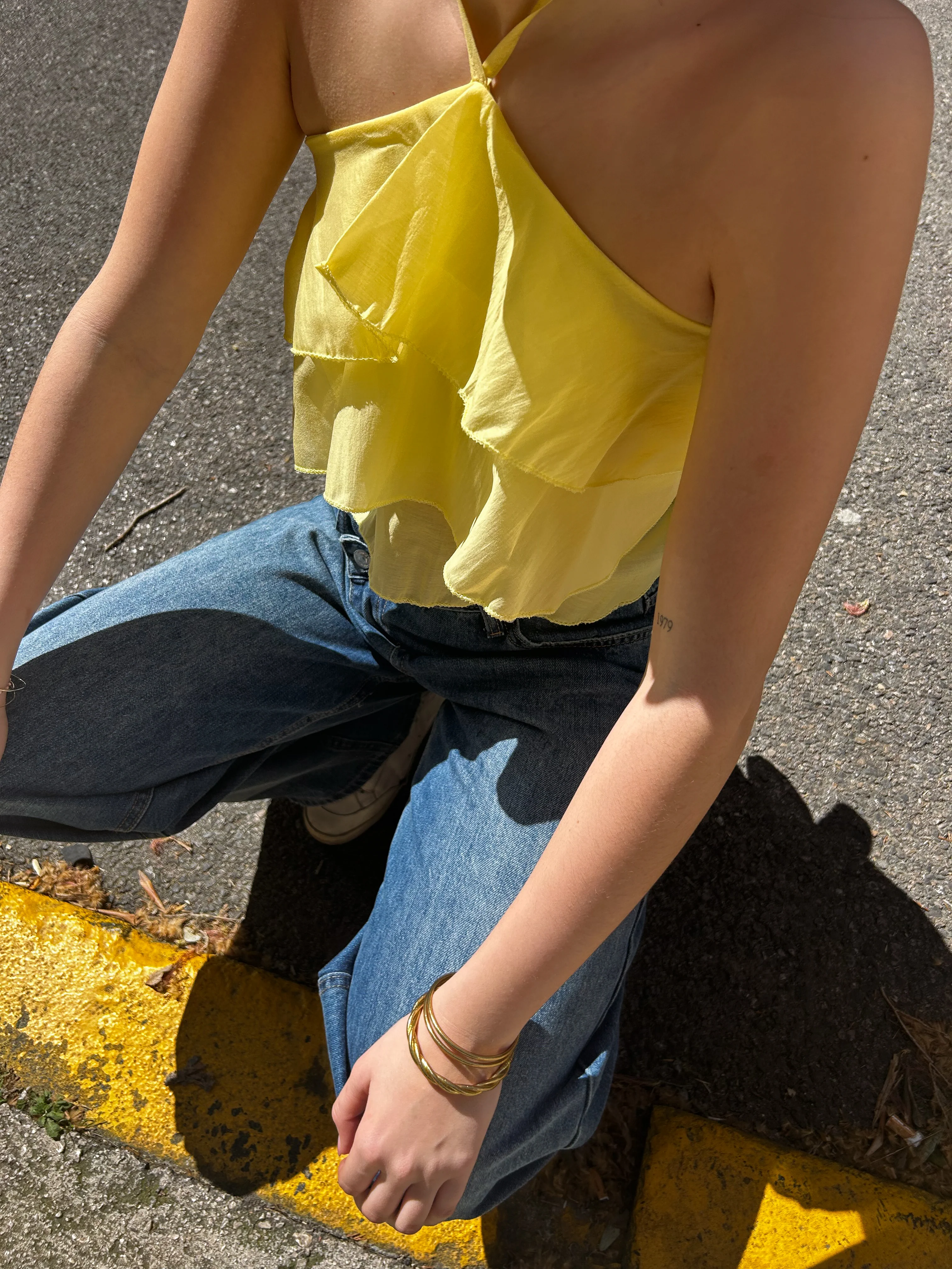 Haut Oliver jaune - Image 4