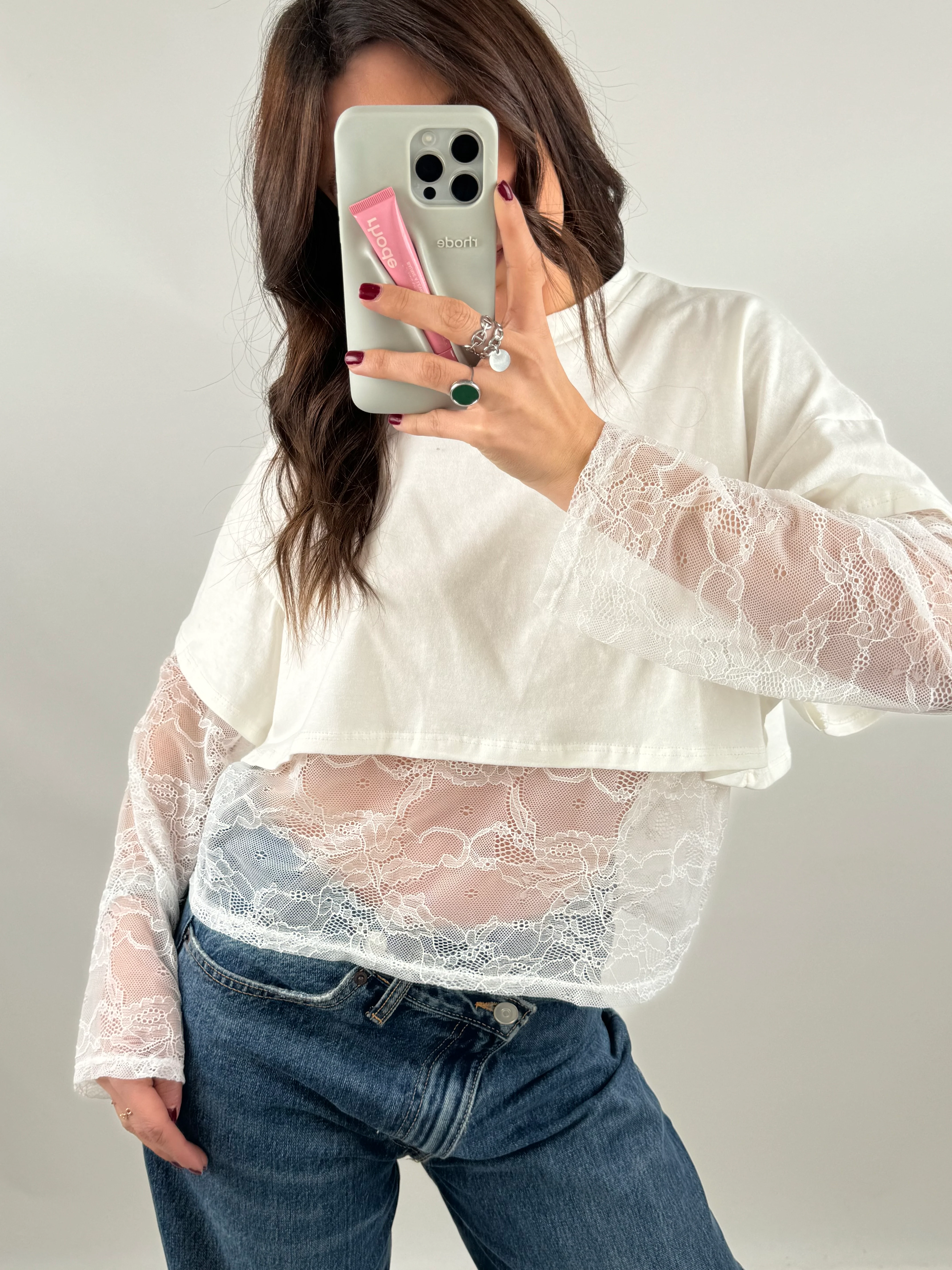 Haut Emilie blanc - Image 3