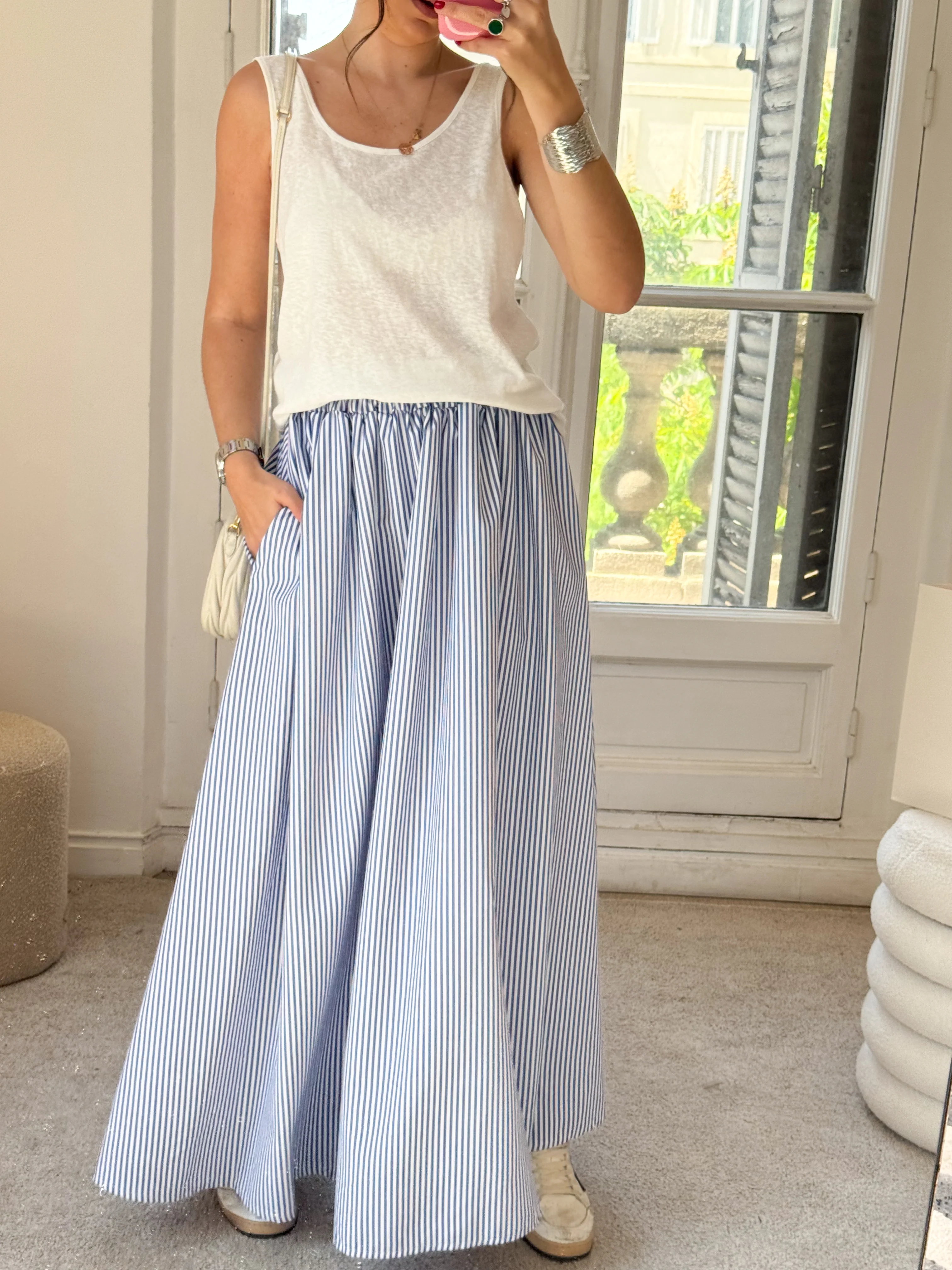 Jupe Florence bleue - Image 3