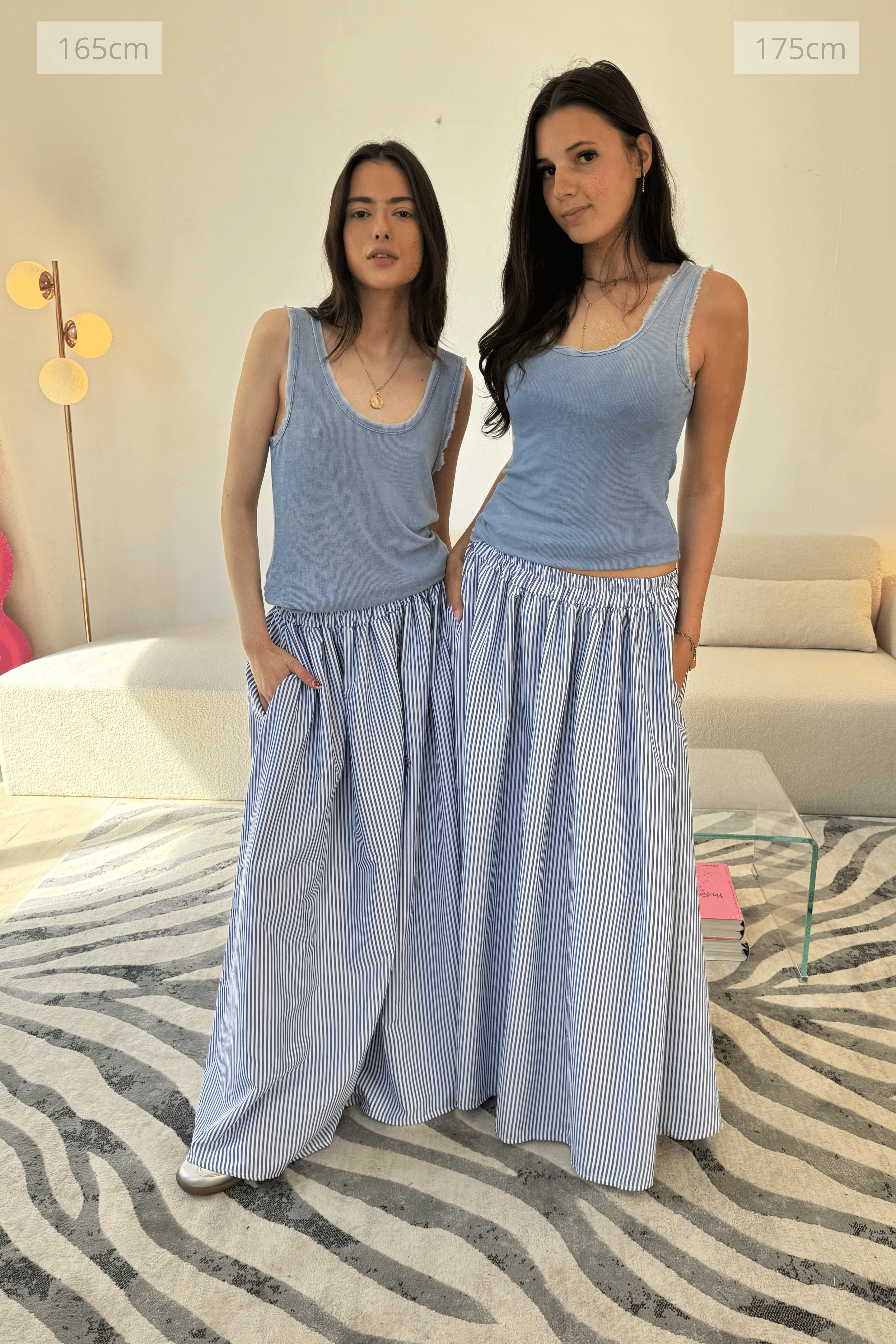 Jupe Florence bleue - Image 4