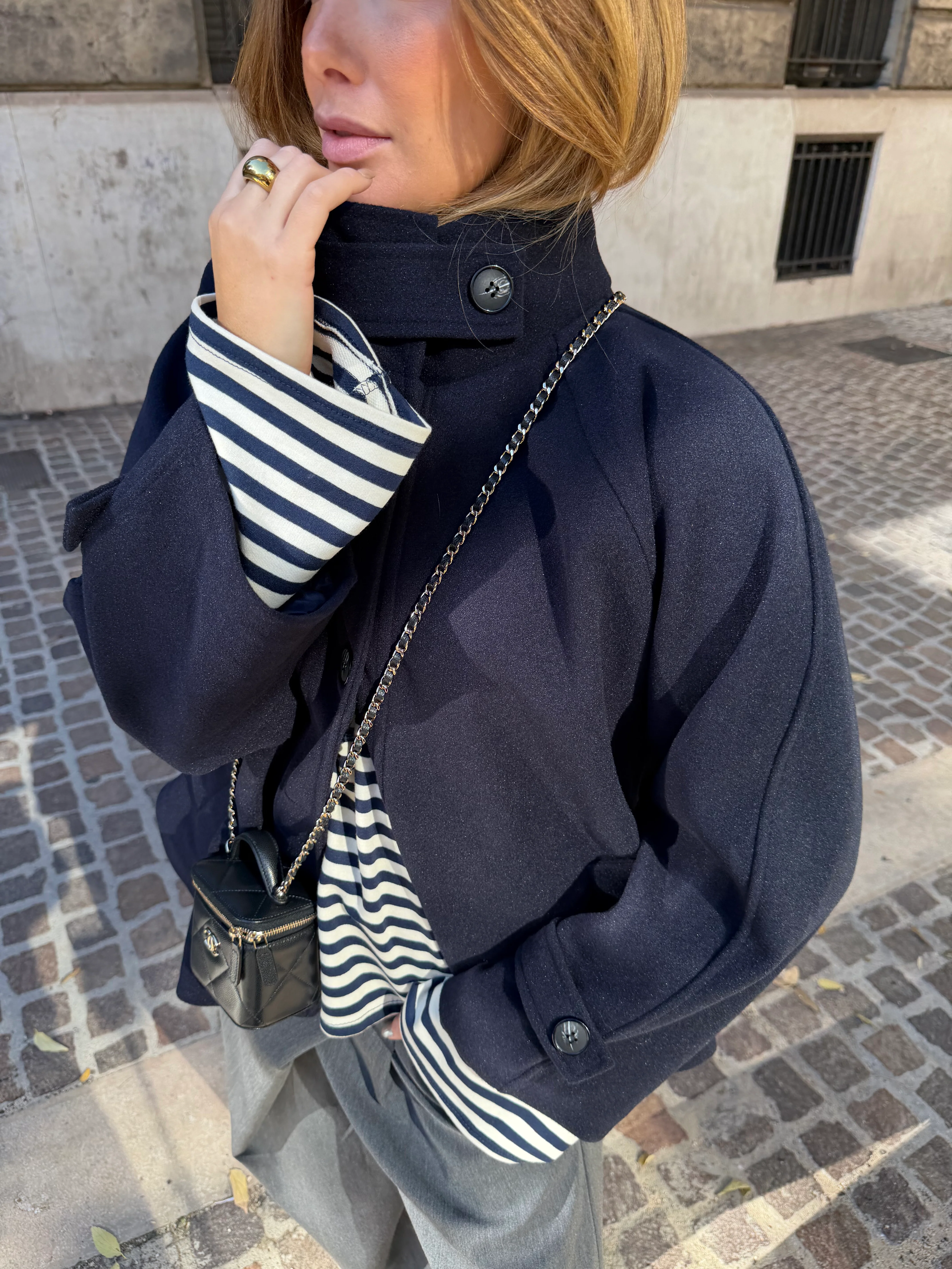Manteau Calix bleu marine - Image 11