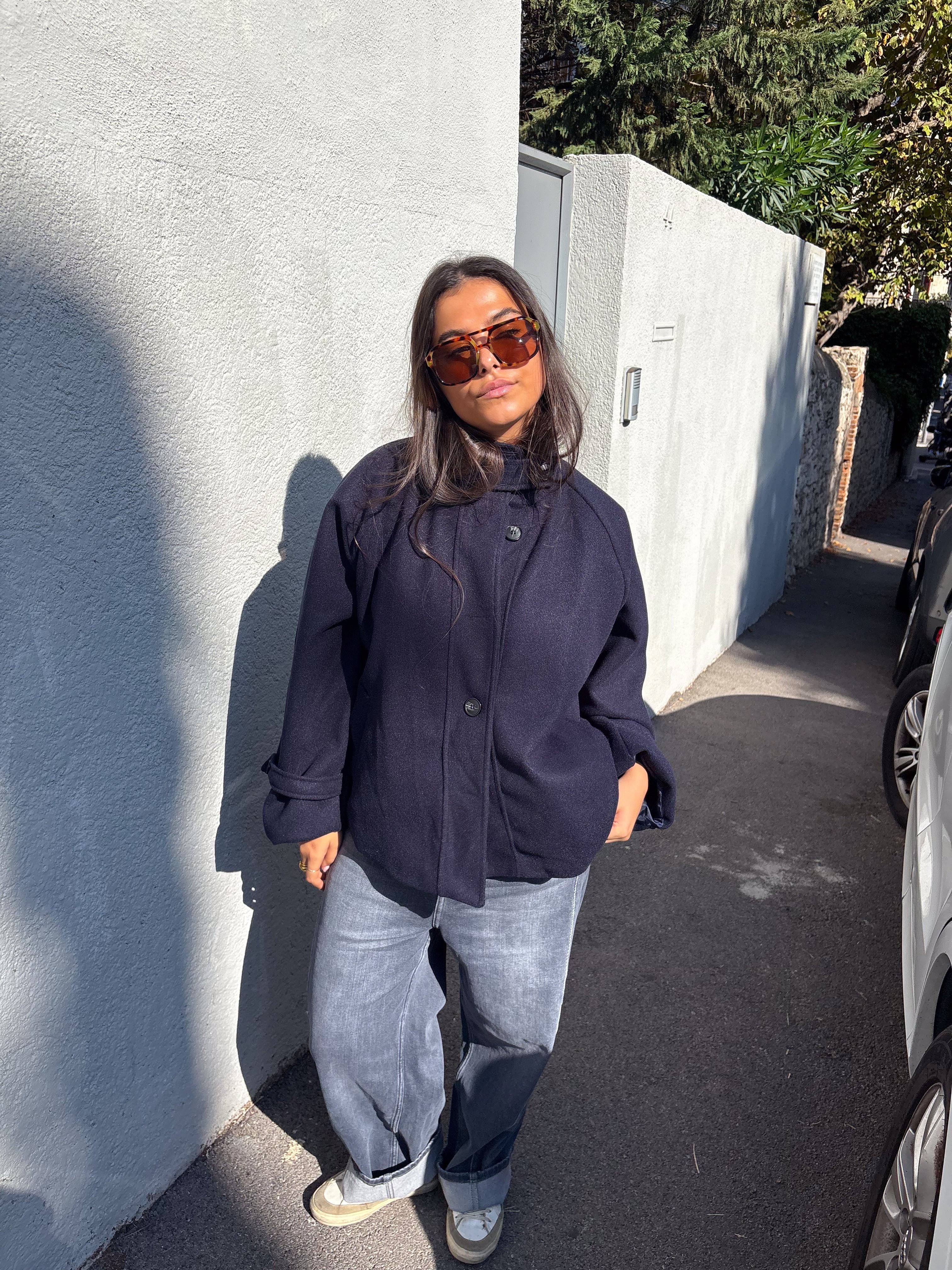 Manteau Calix bleu marine - Image 3