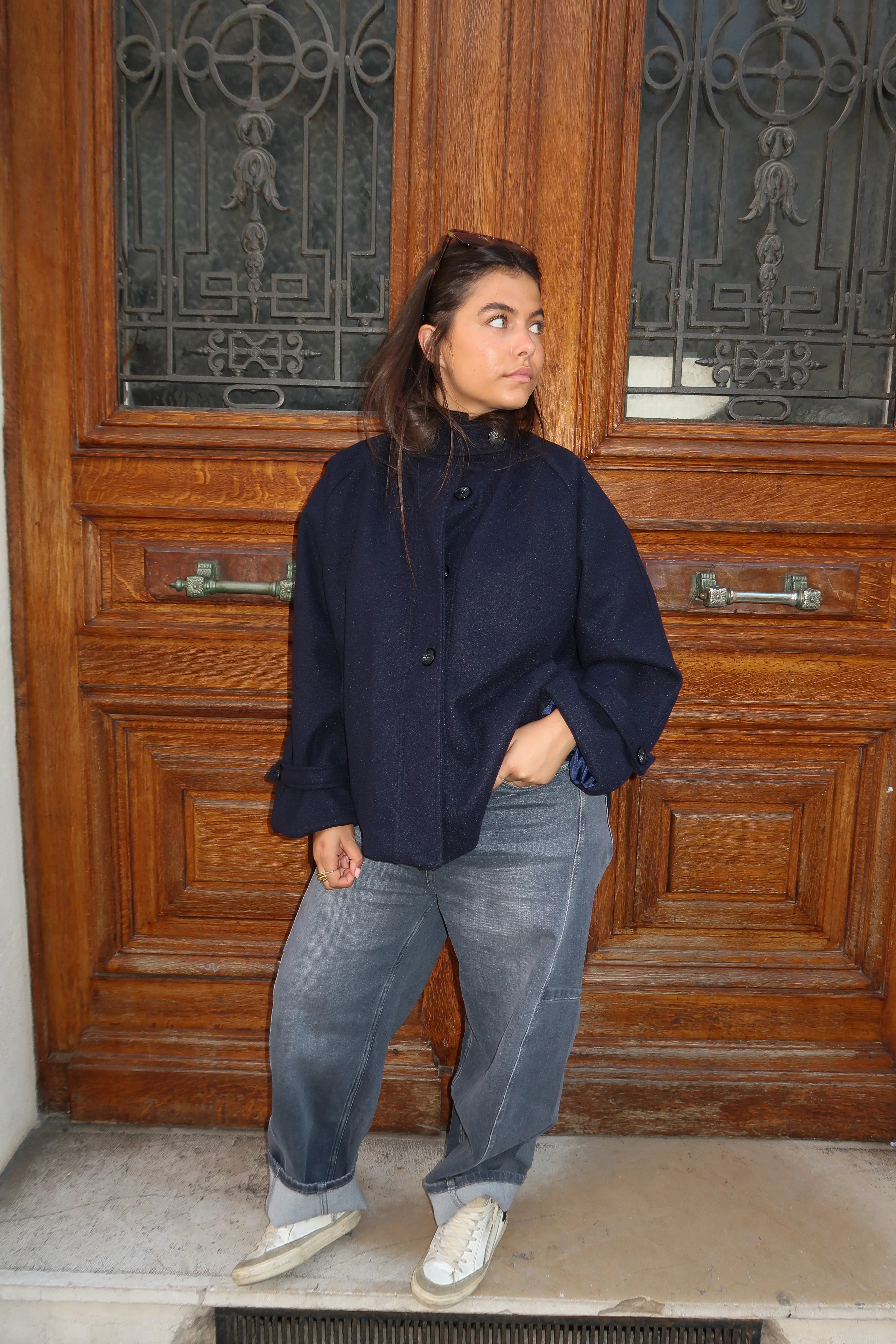 Manteau Calix bleu marine - Image 5