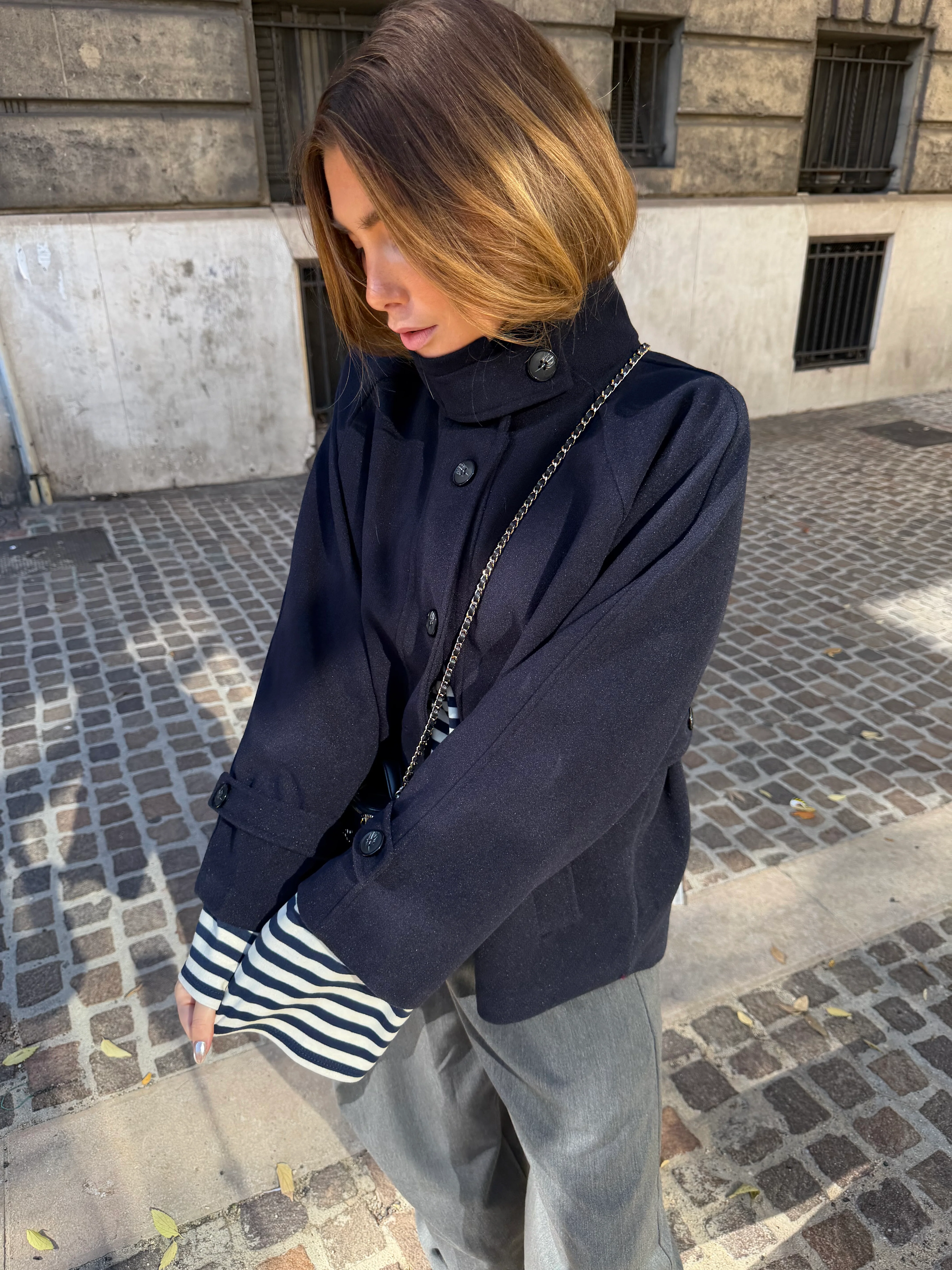 Manteau Calix bleu marine - Image 6