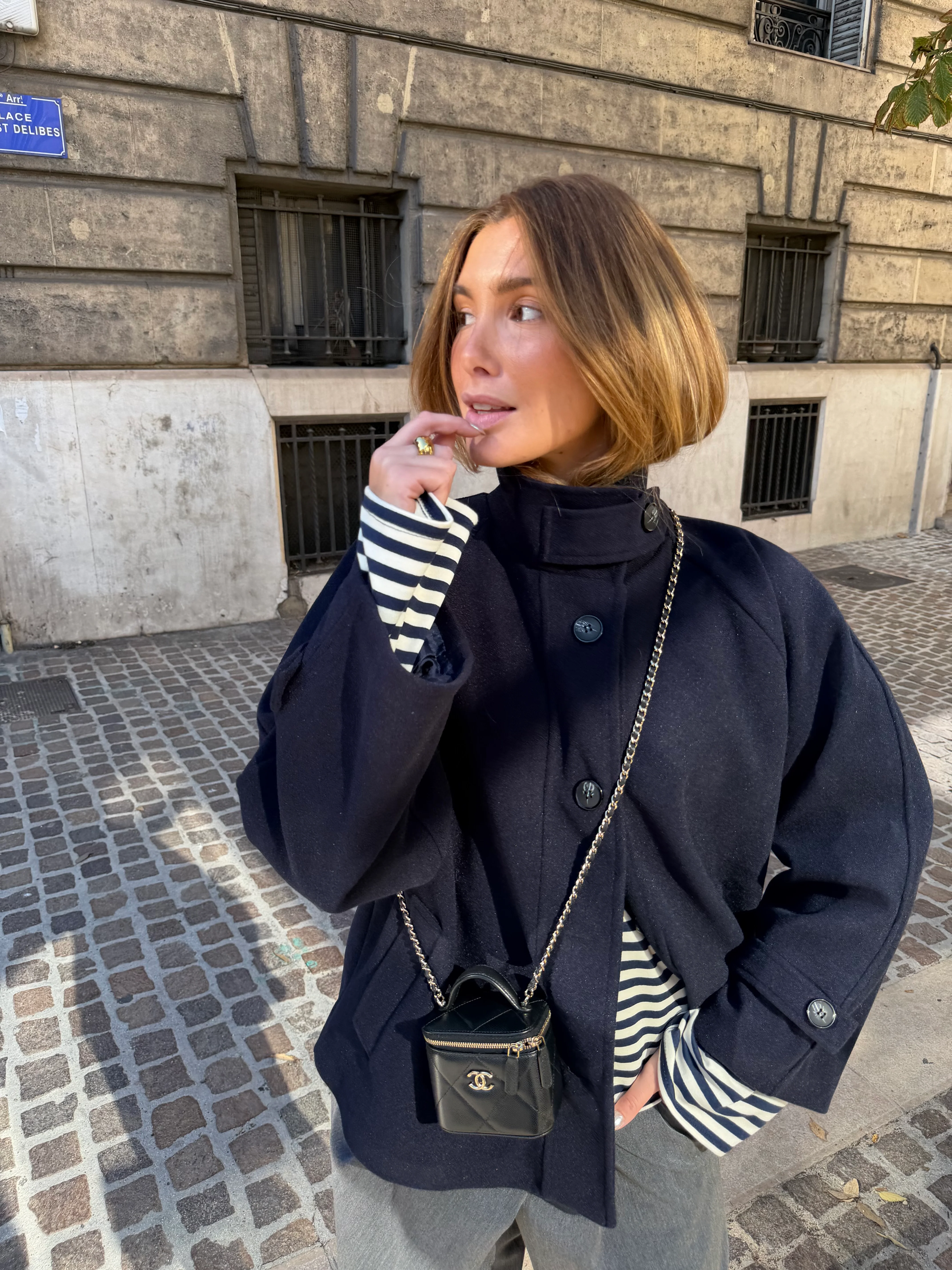 Manteau Calix bleu marine - Image 9