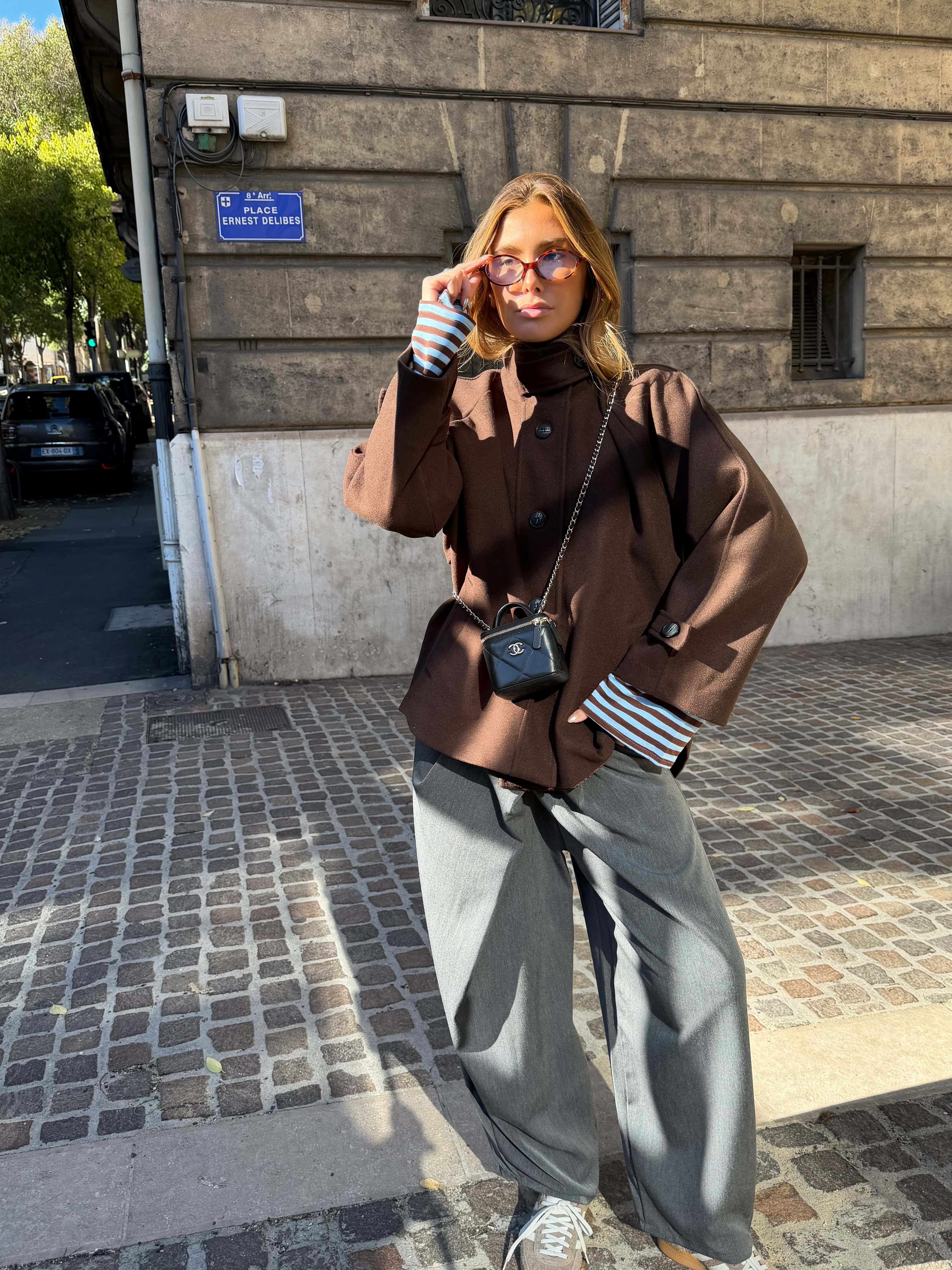 Manteau Calix marron - Image 5