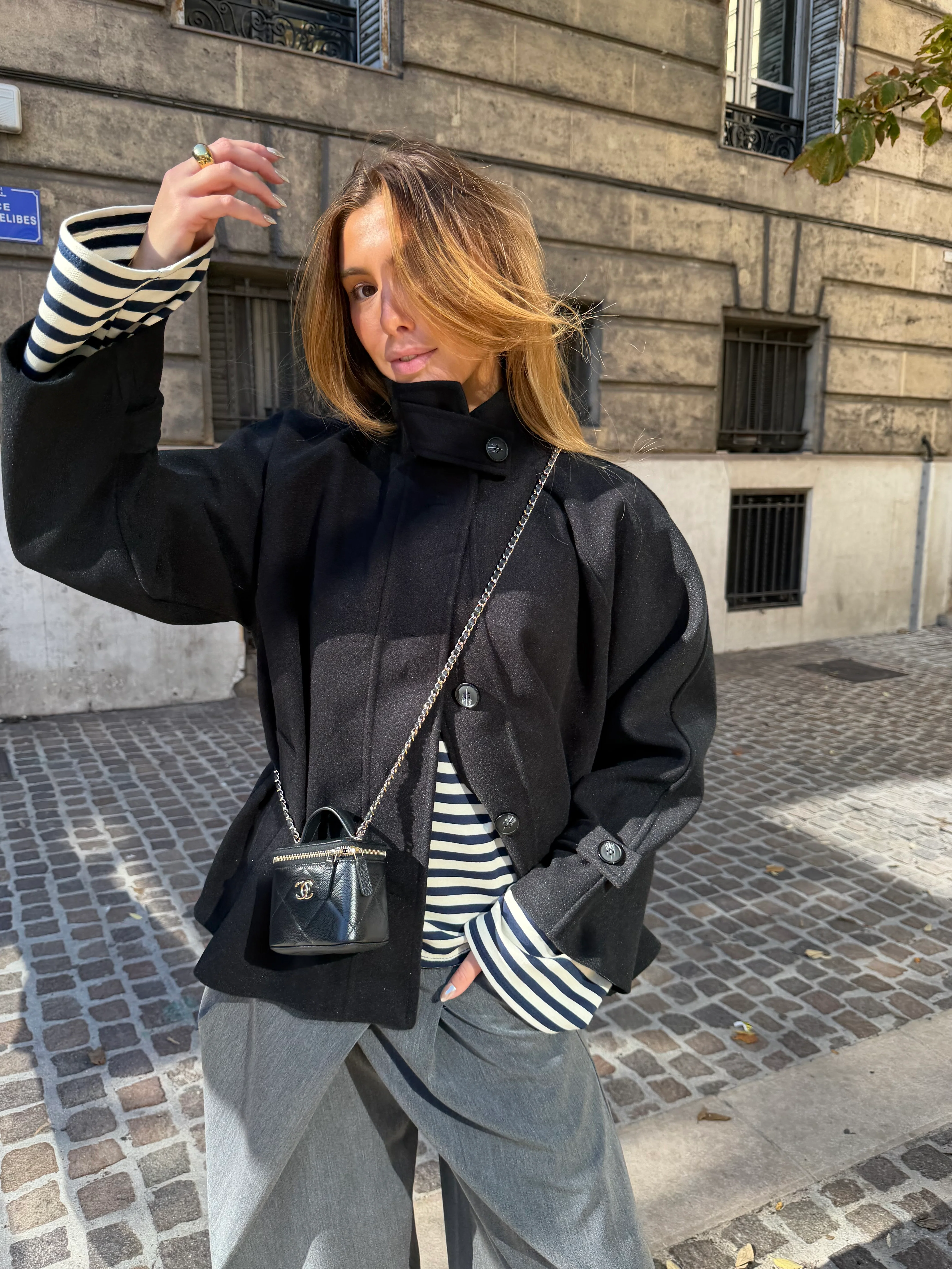 Manteau Calix noir - Image 4