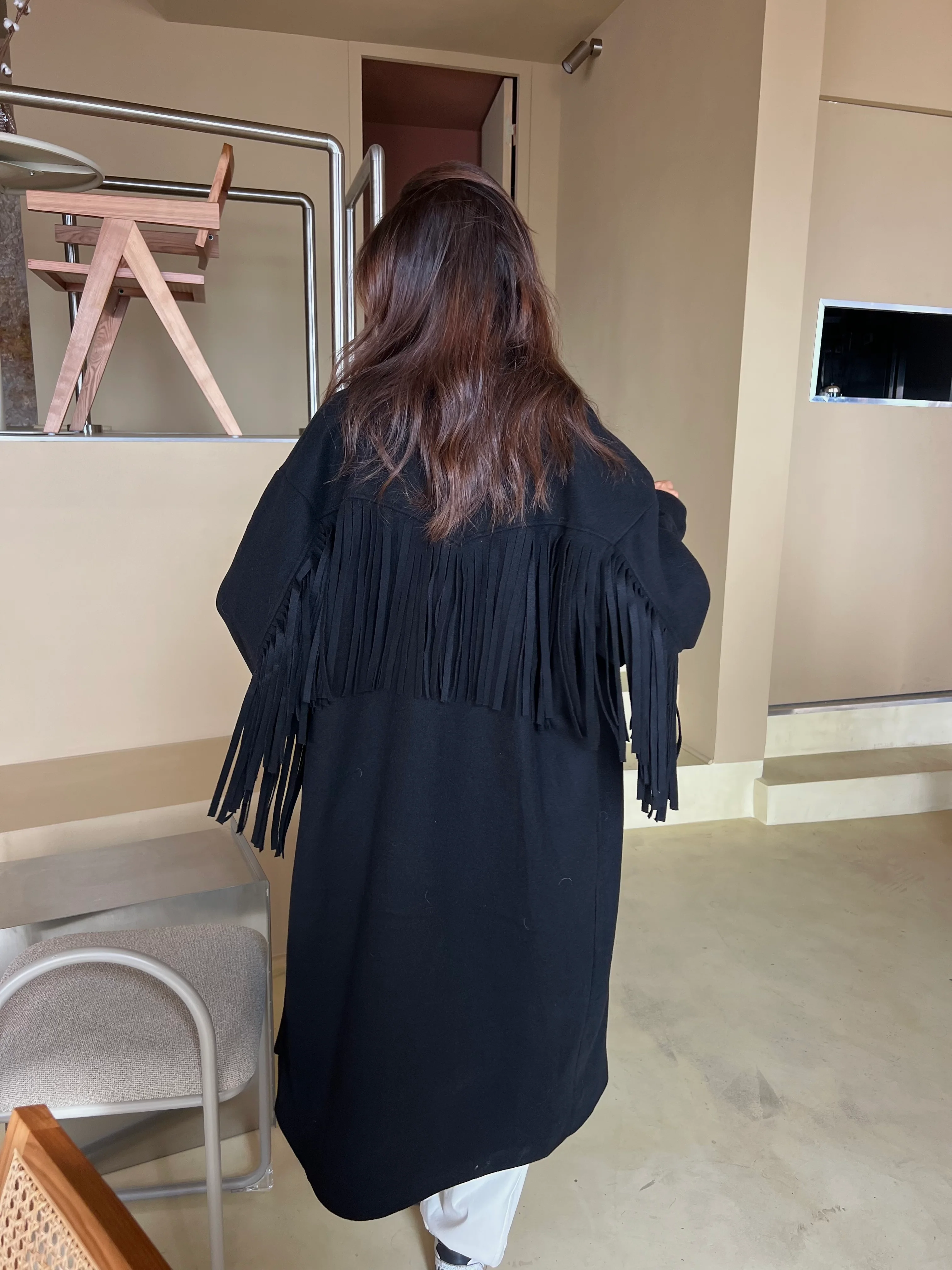 Manteau Lina noir - Image 3