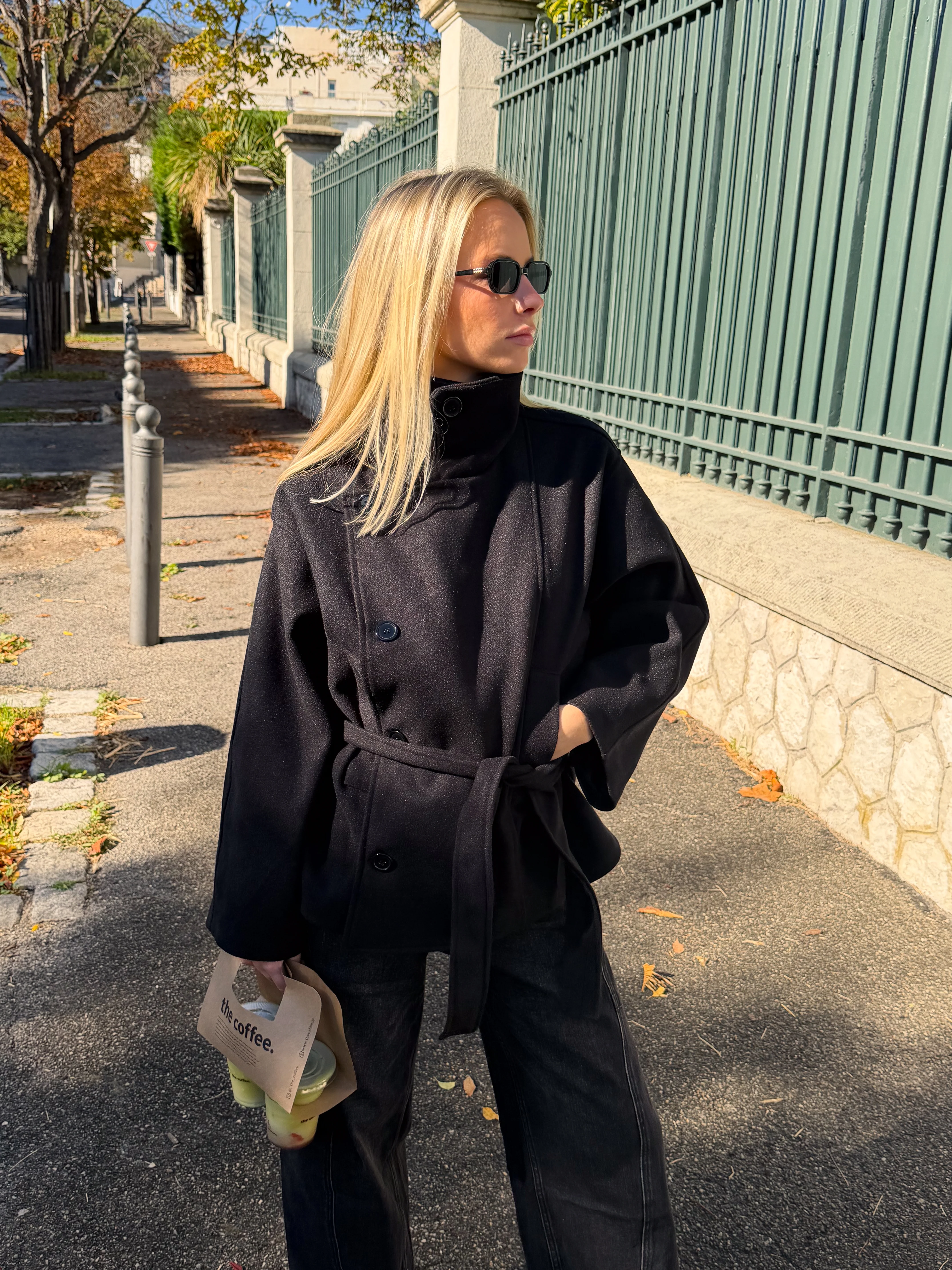 Manteau Roxane noir - Image 7