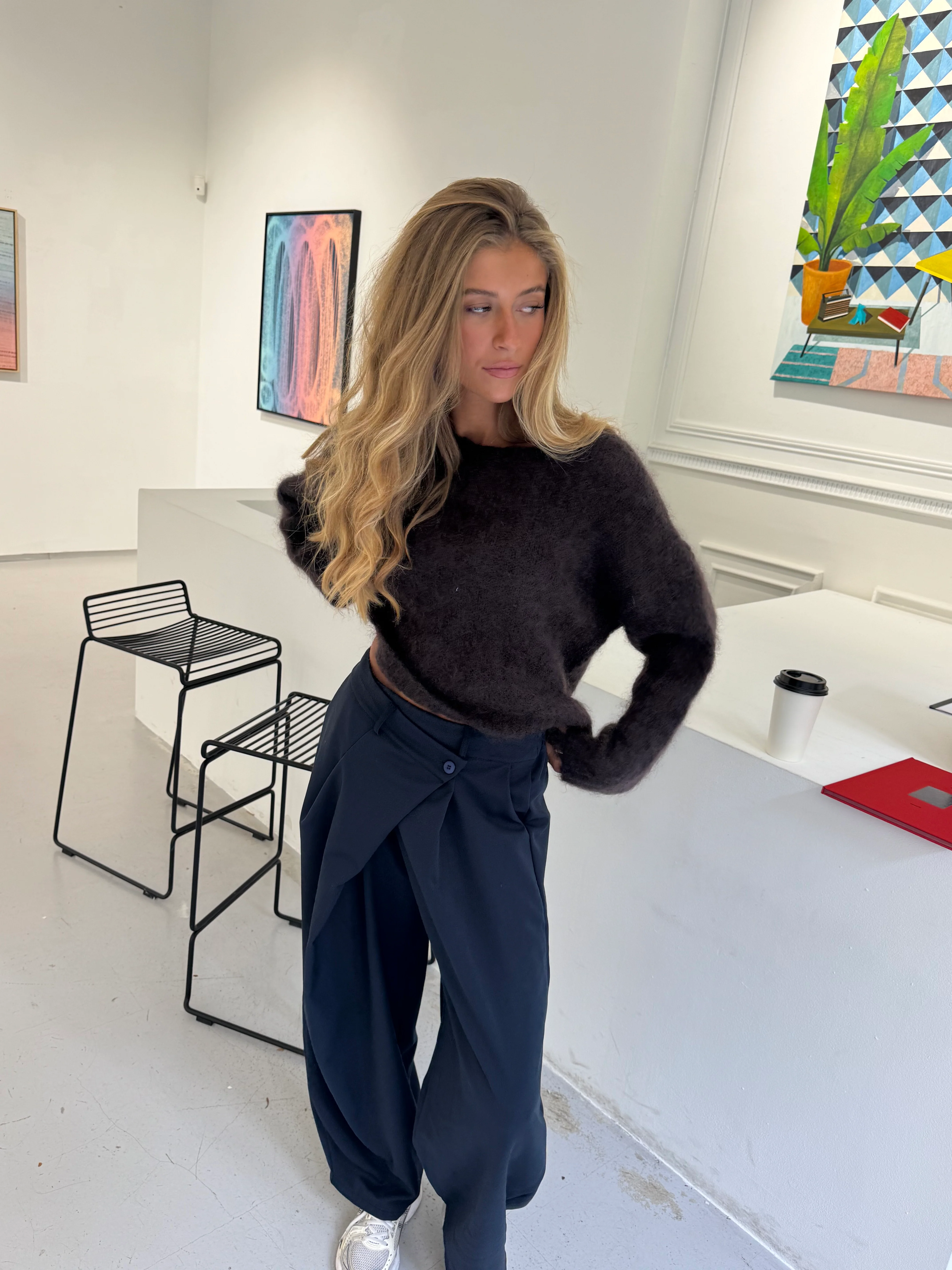 Pantalon Bennie bleu marine - Image 5