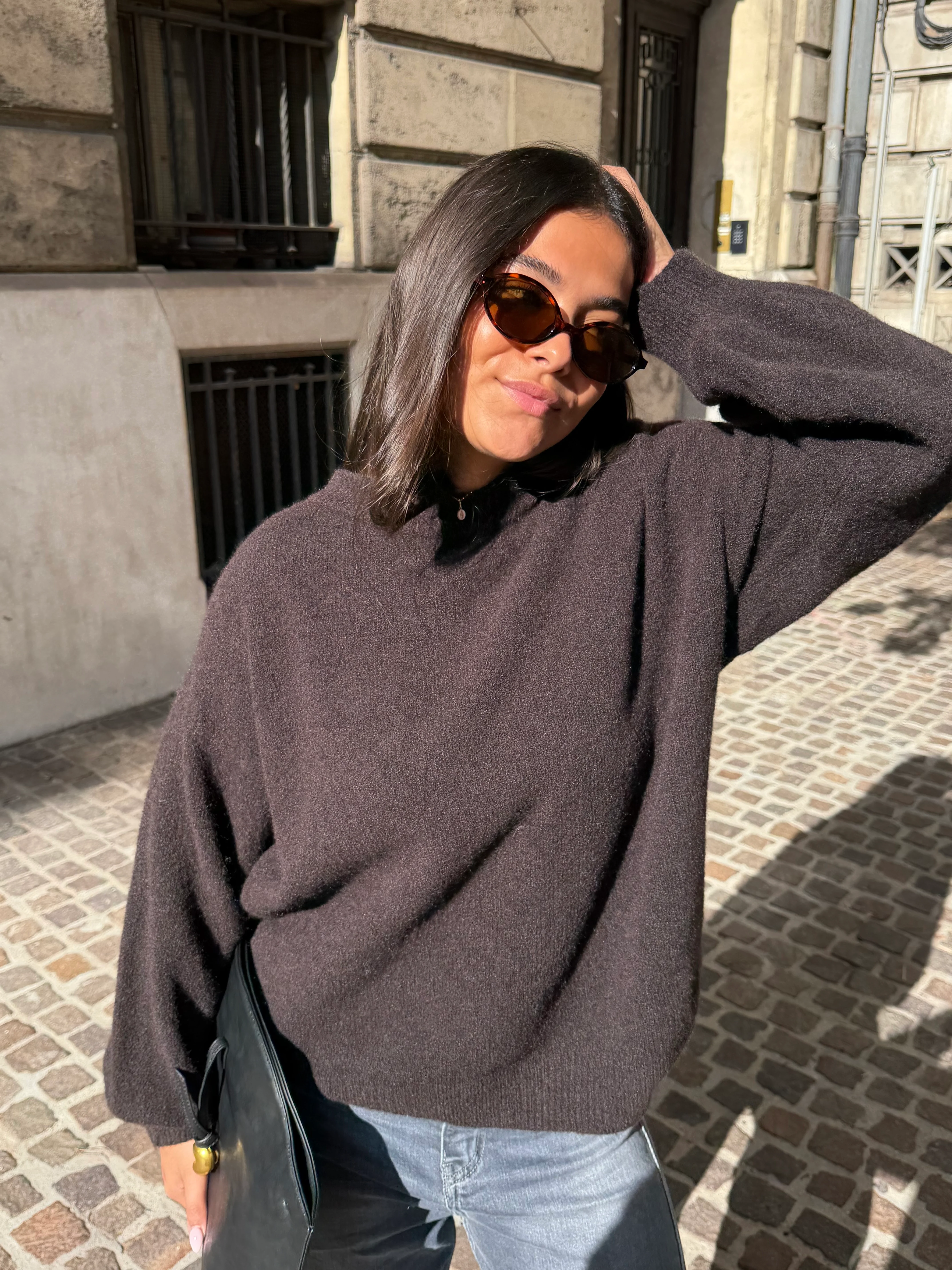 Pull Caroline marron - Image 3