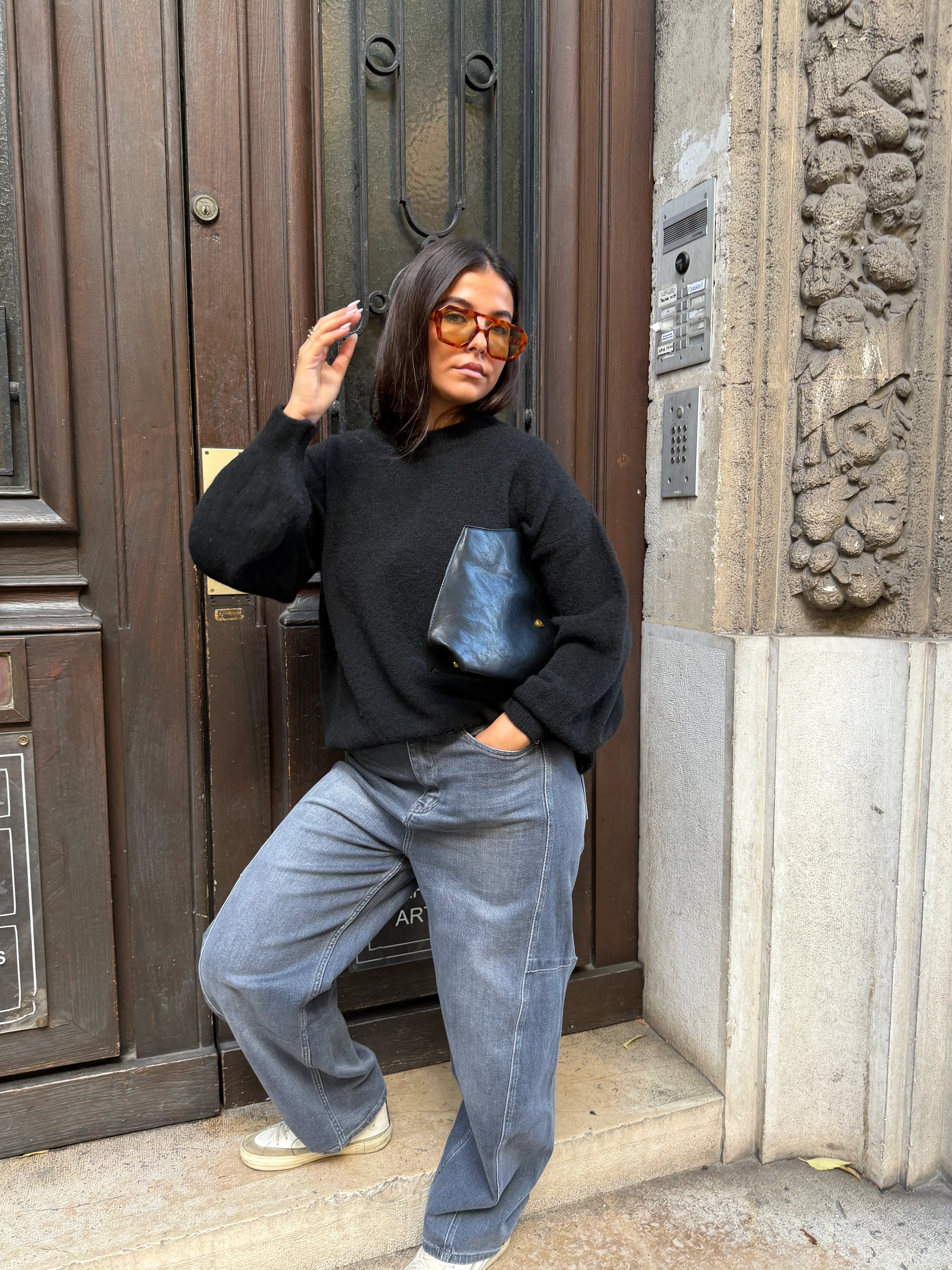 Pull Caroline noir - Image 3