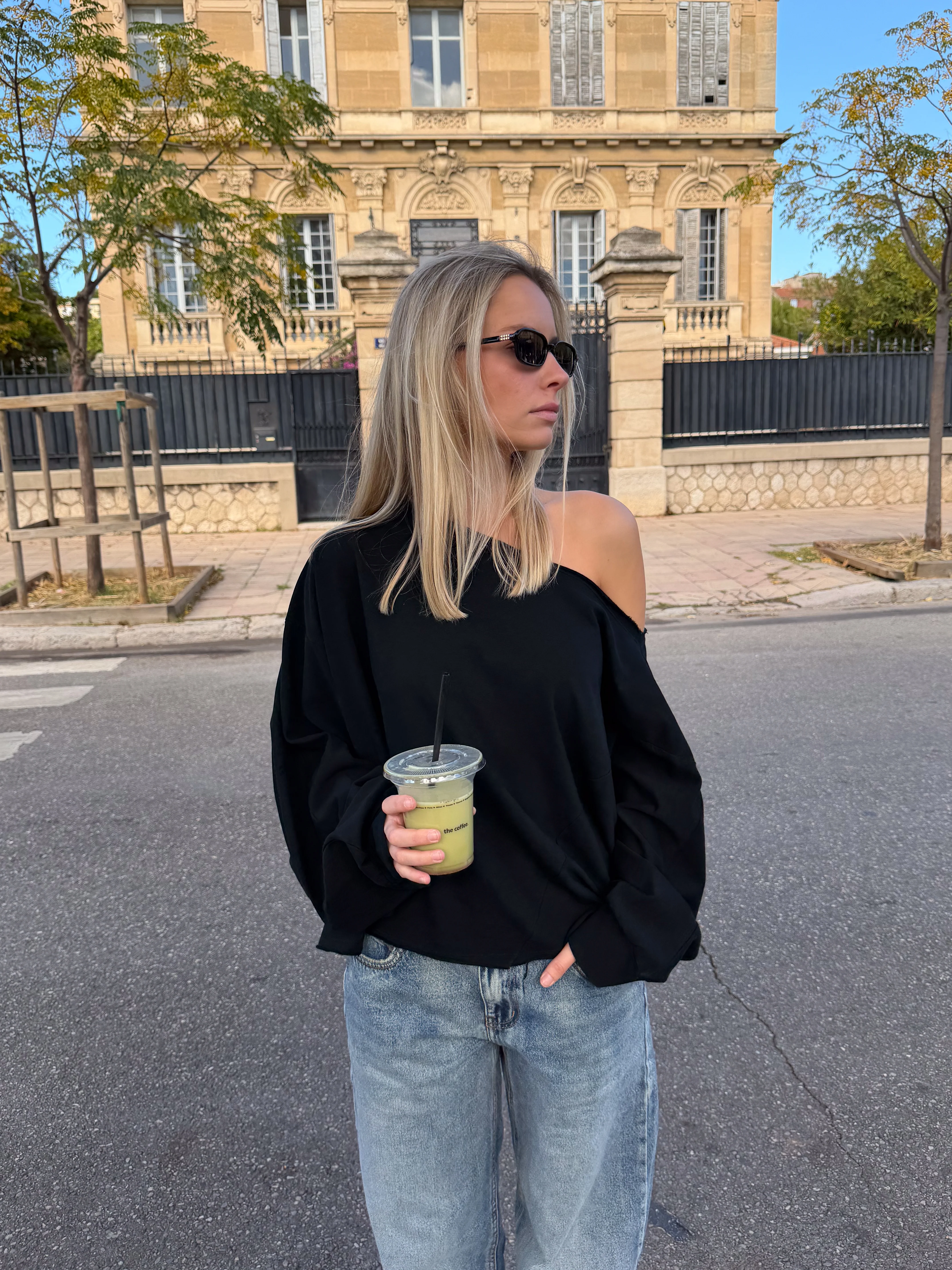 Tee-shirt Juliette noir - Image 3