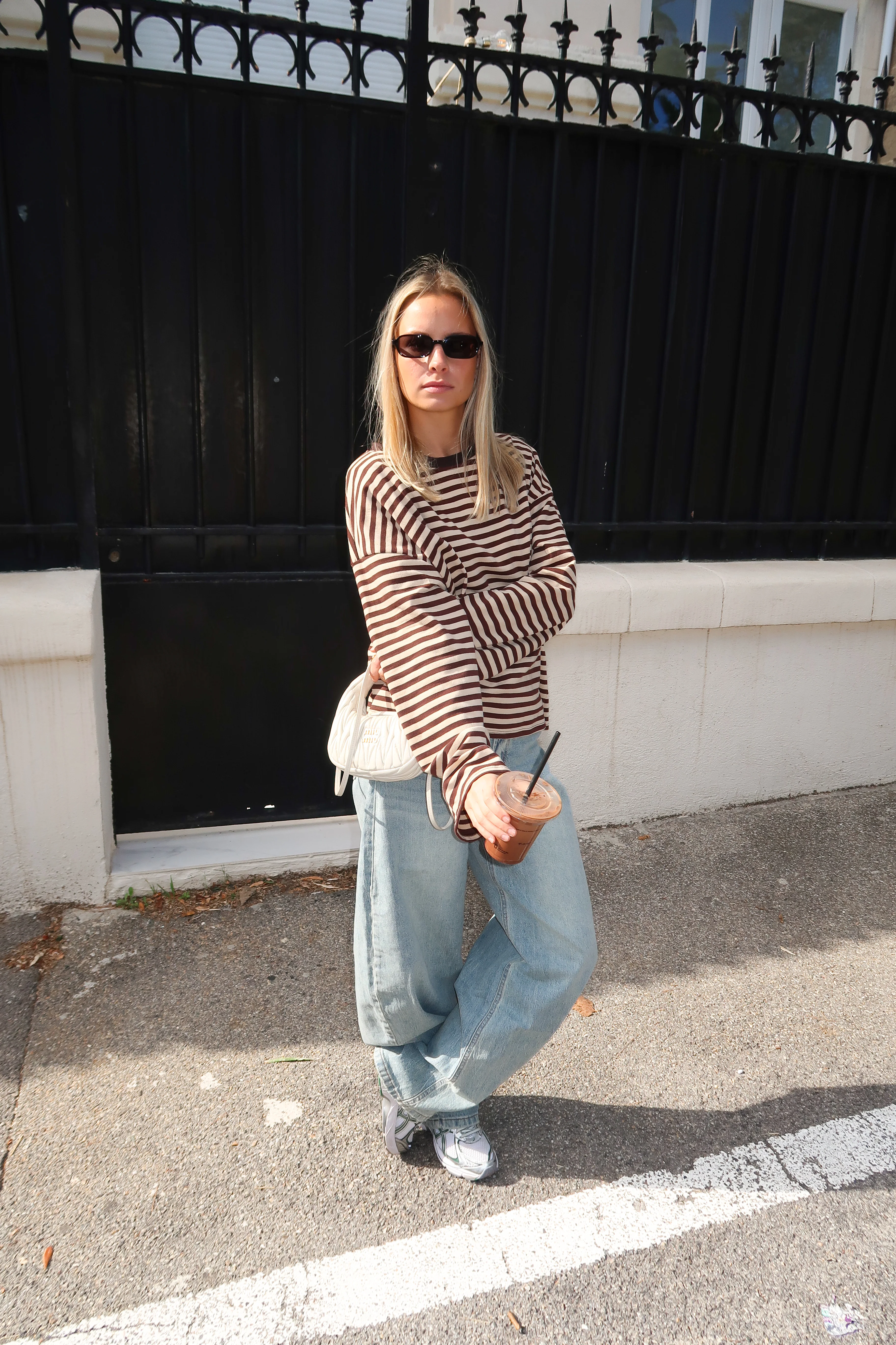 Tee-shirt Océane beige et marron - Image 3