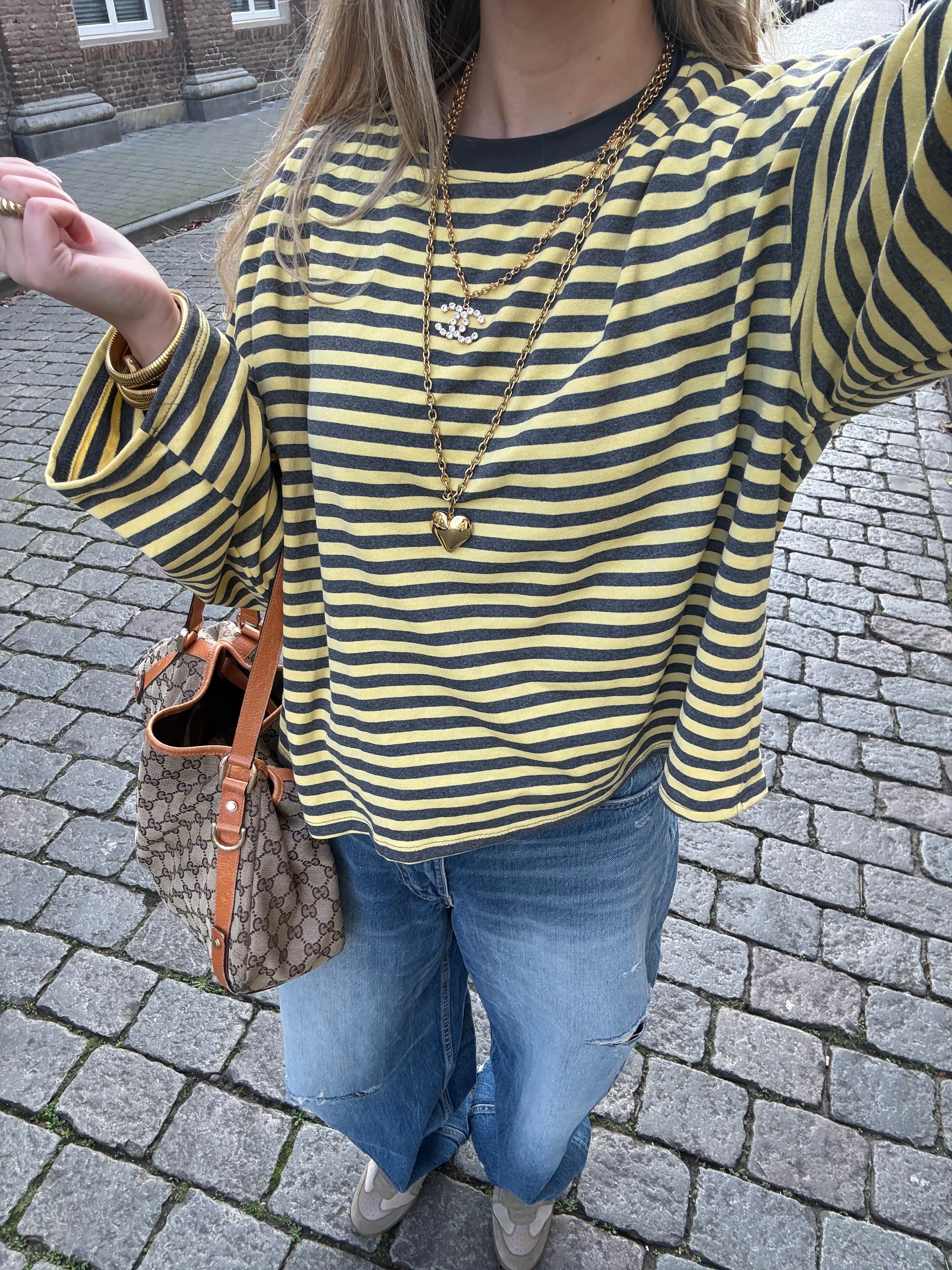 Tee-shirt Océane jaune et gris - Image 9