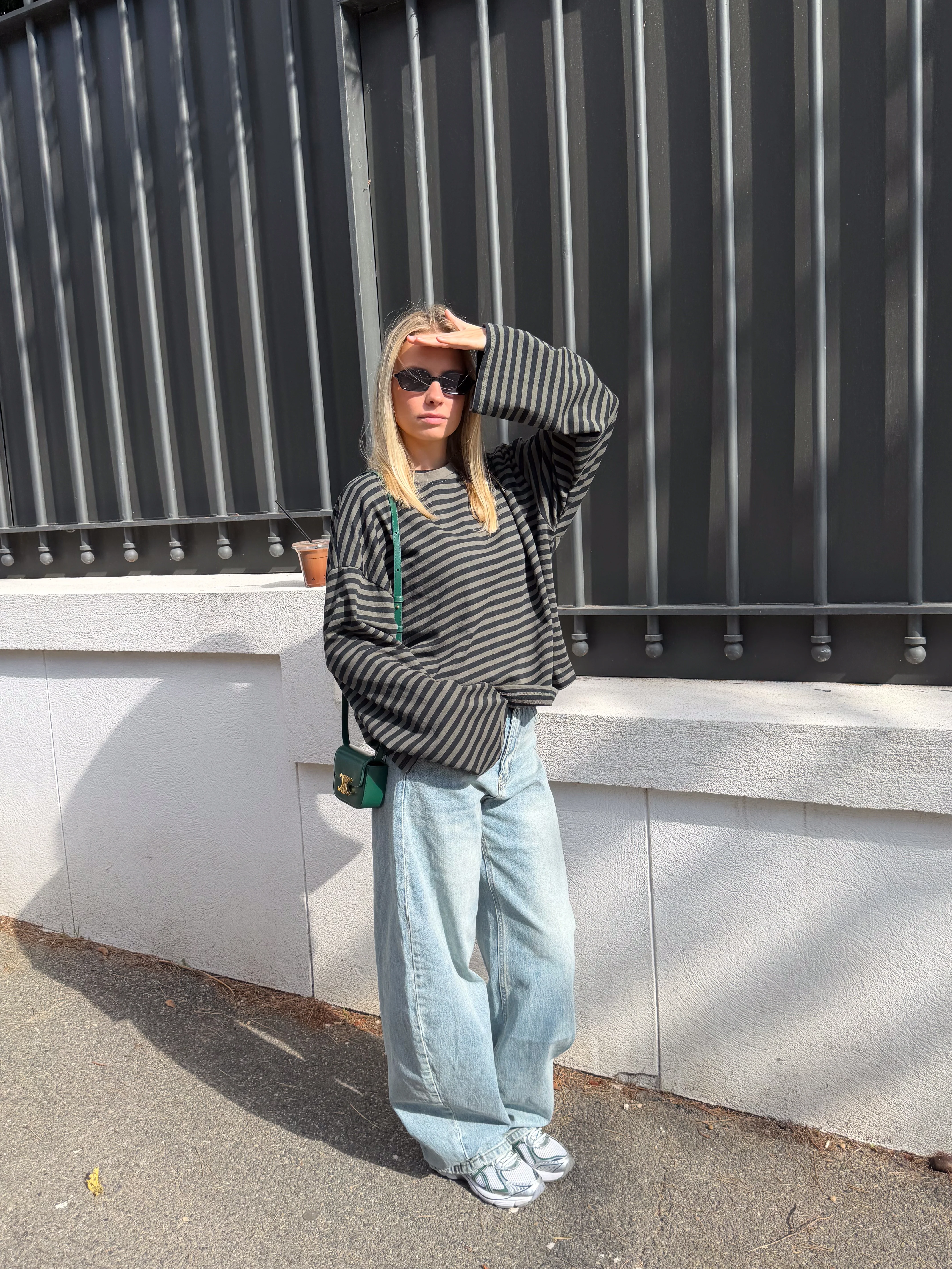 Tee-shirt Océane kaki et noir - Image 3