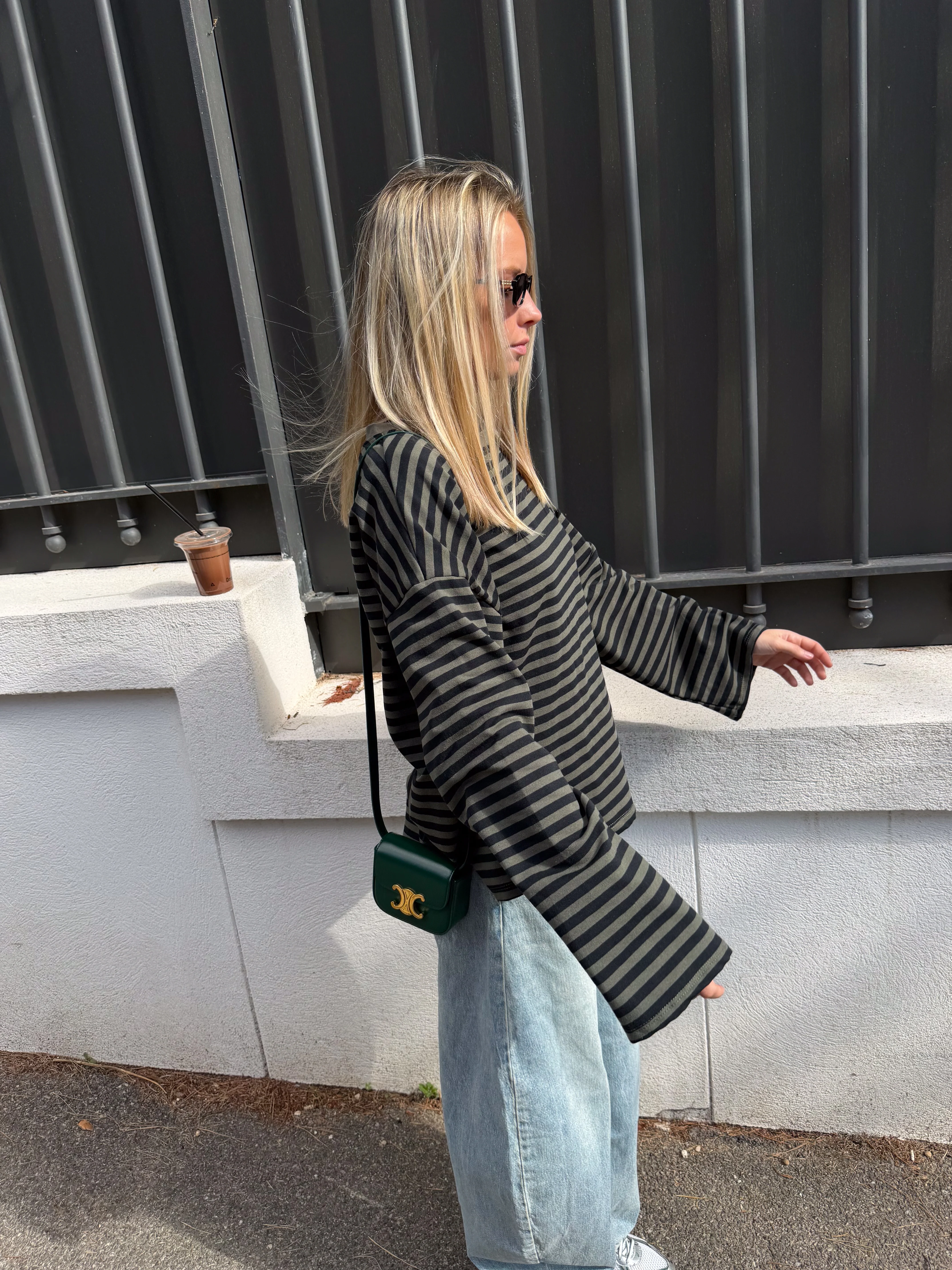 Tee-shirt Océane kaki et noir - Image 4