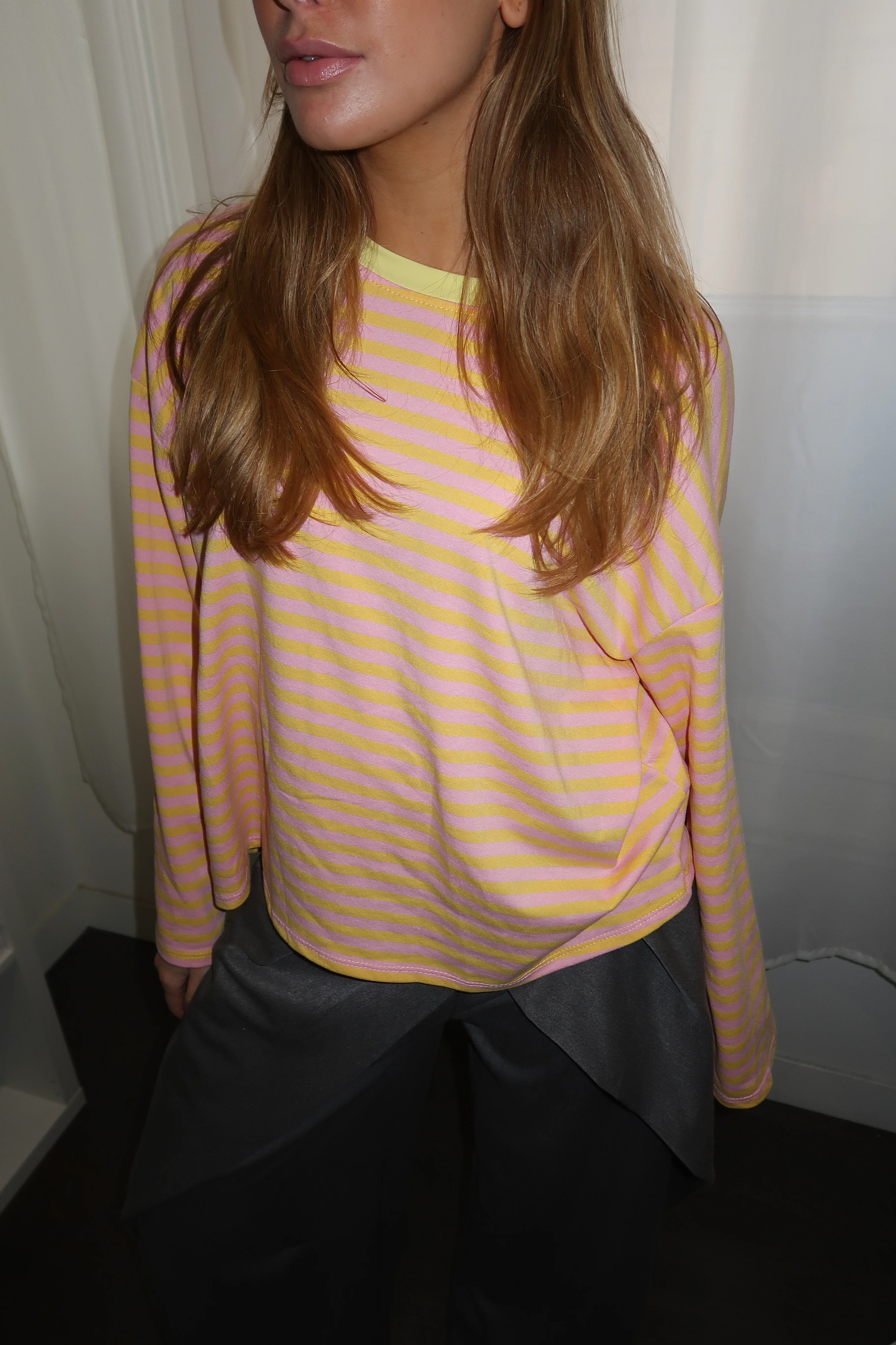 Tee-shirt Océane rose et jaune - Image 3