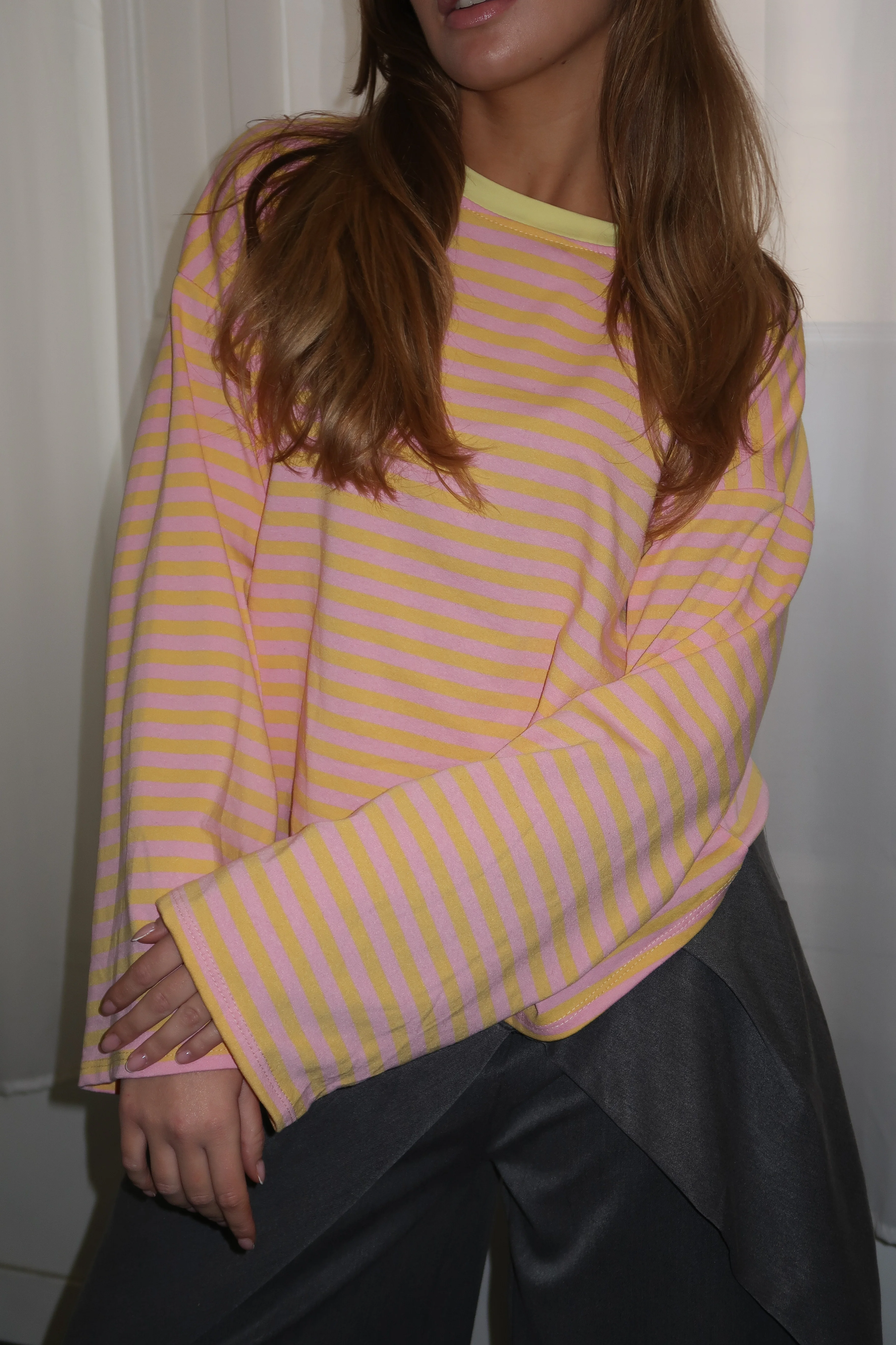 Tee-shirt Océane rose et jaune - Image 4