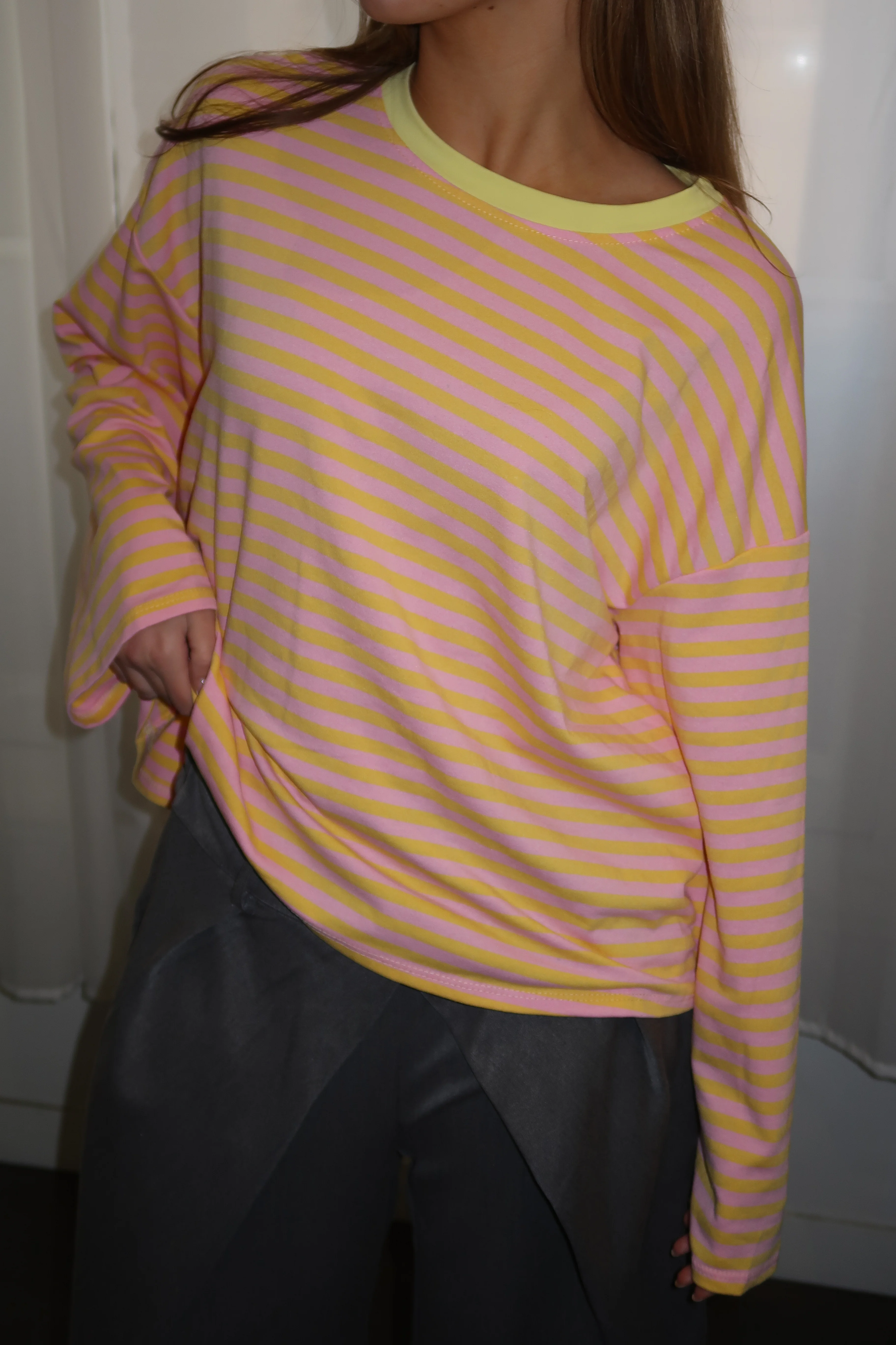 Tee-shirt Océane rose et jaune - Image 6