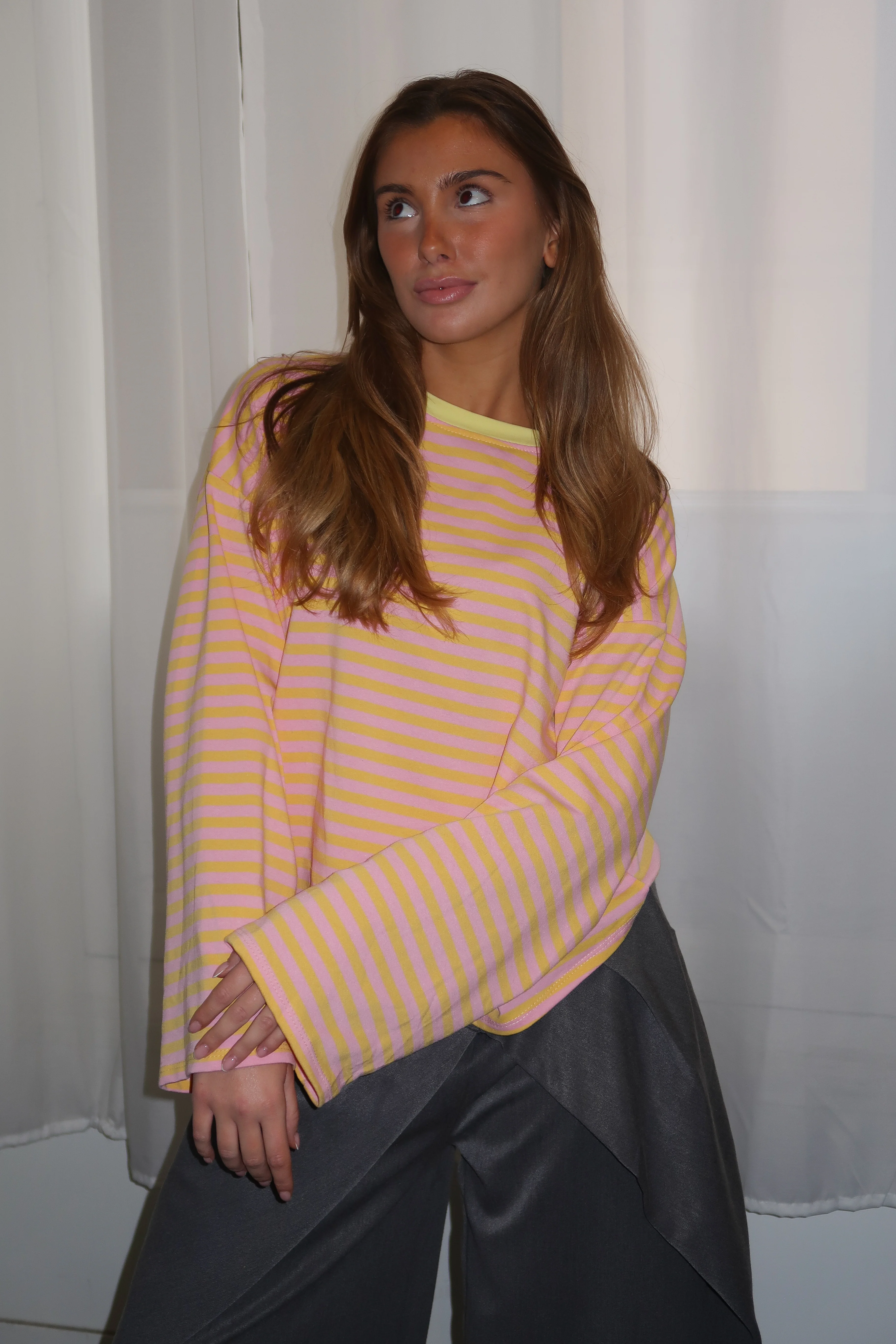 Tee-shirt Océane rose et jaune - Image 7