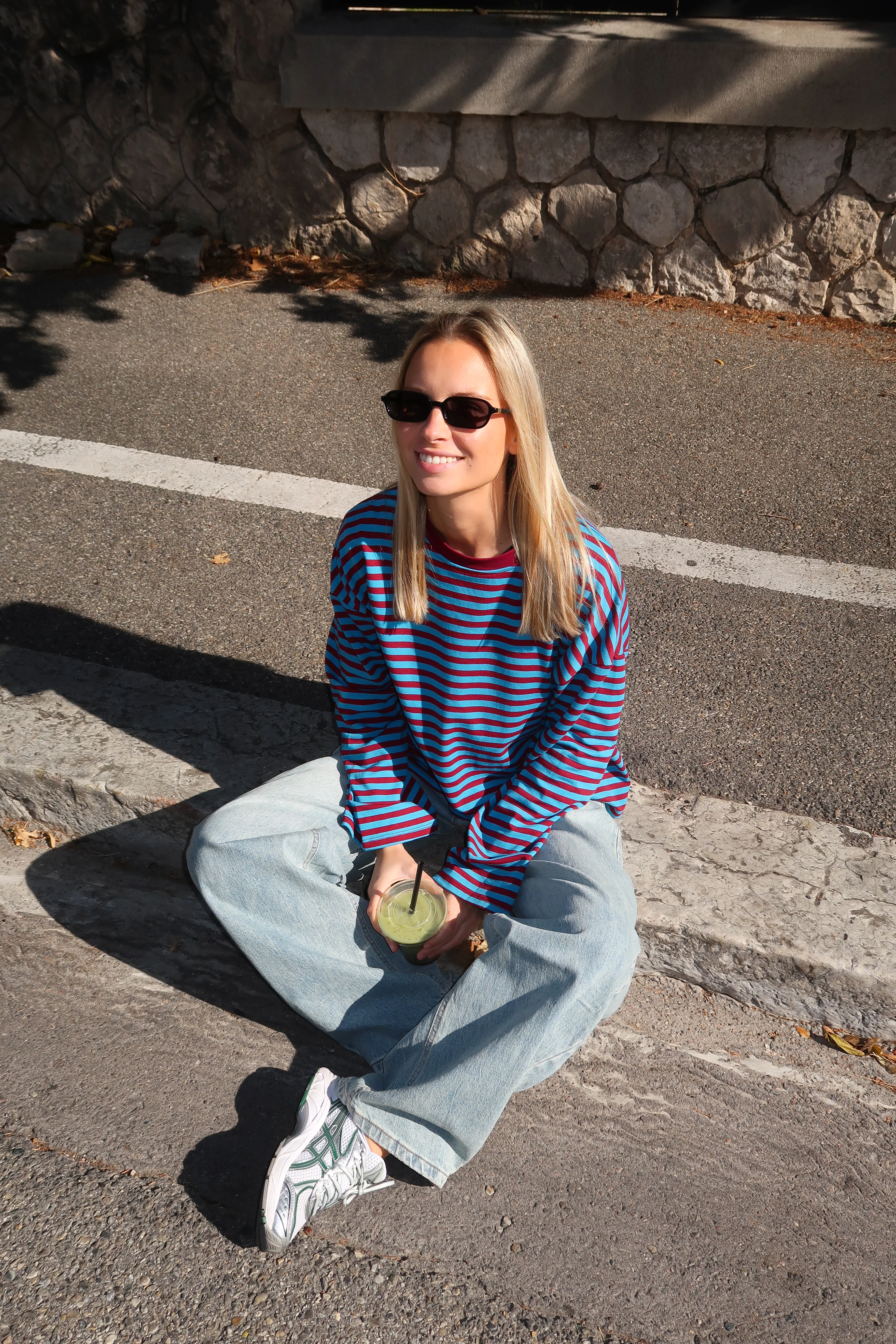 Tee-shirt Océane rouge et bleu - Image 5