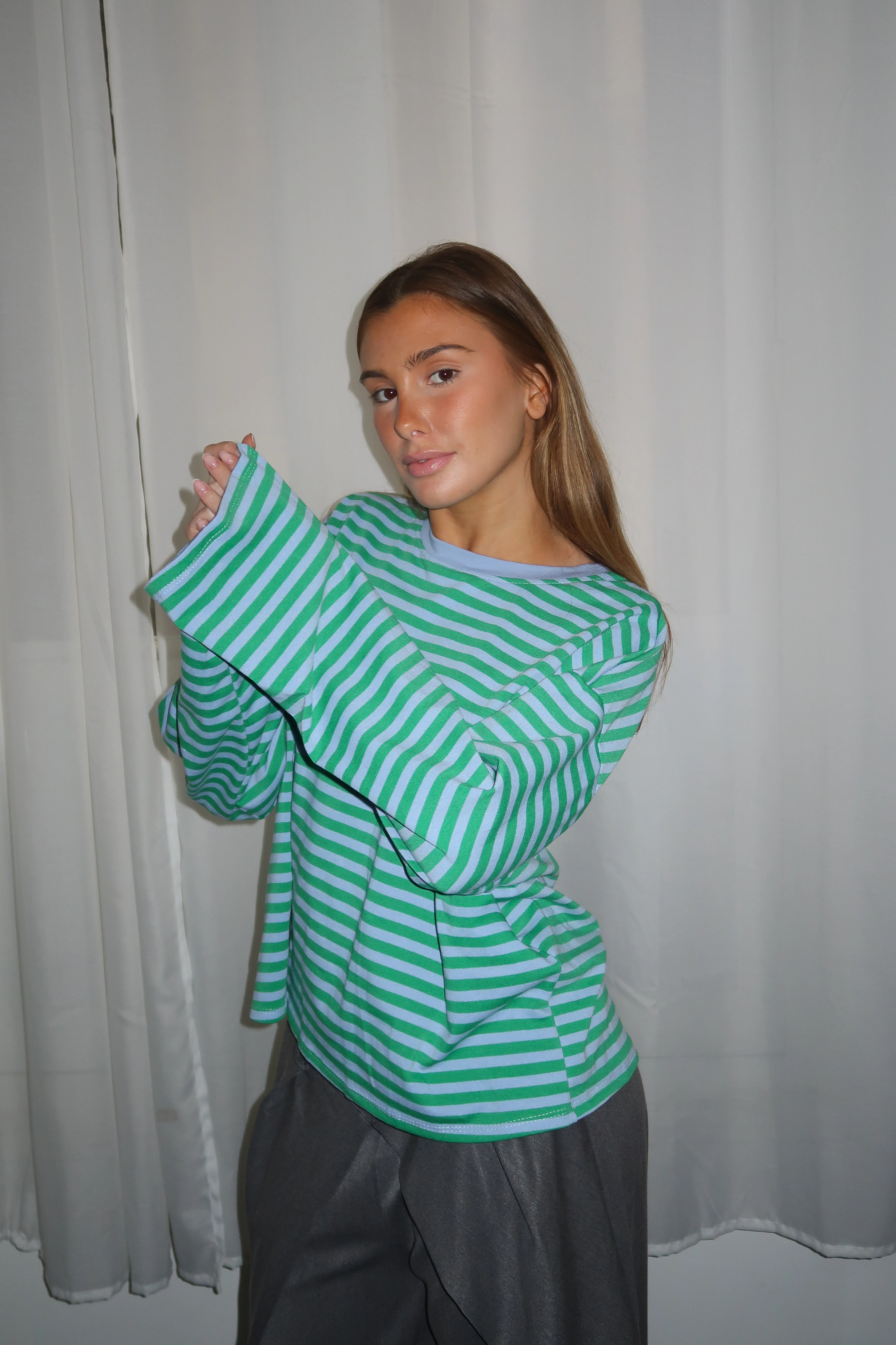 Tee-shirt Océane vert et bleu clair - Image 4