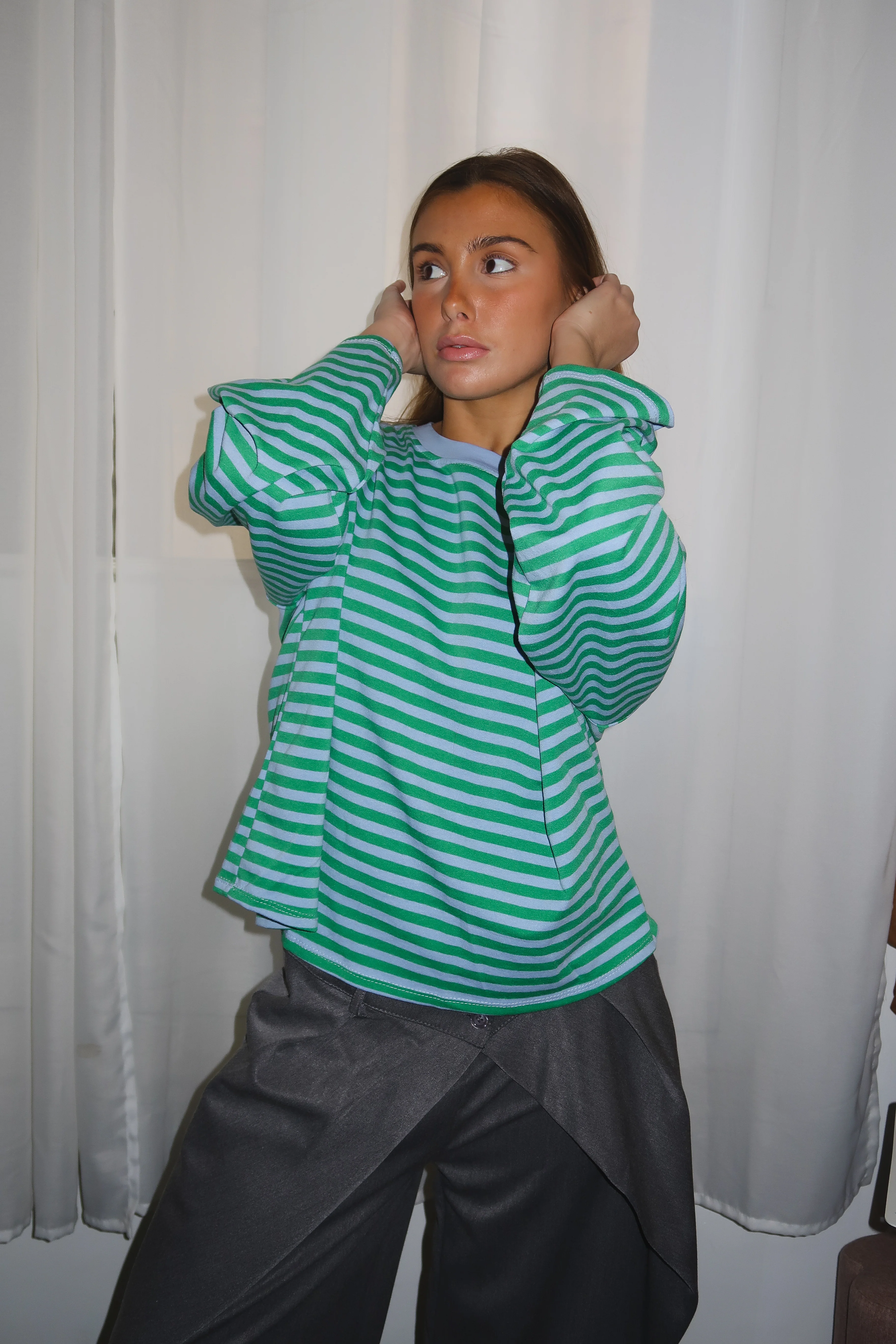 Tee-shirt Océane vert et bleu clair - Image 5