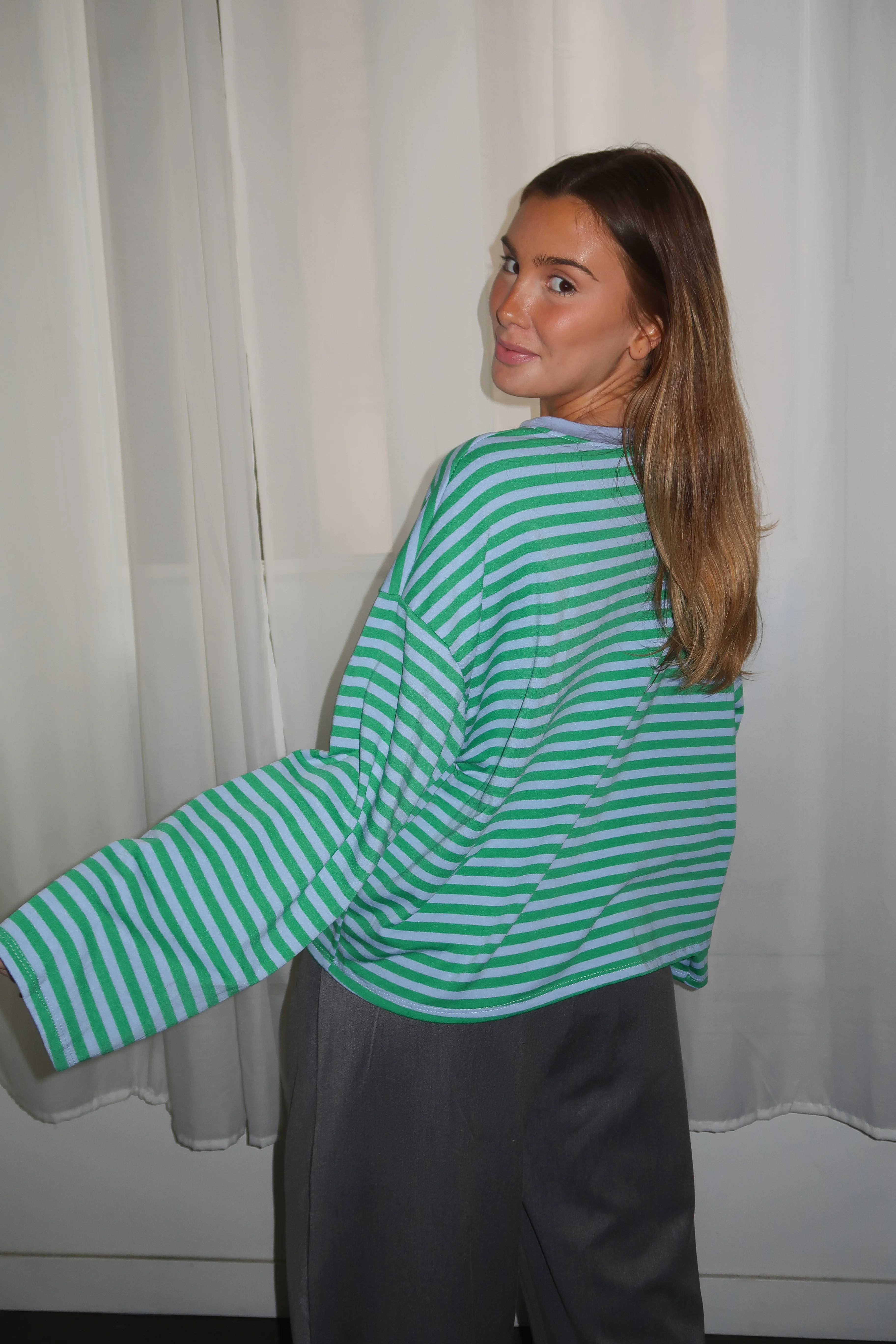 Tee-shirt Océane vert et bleu clair - Image 6