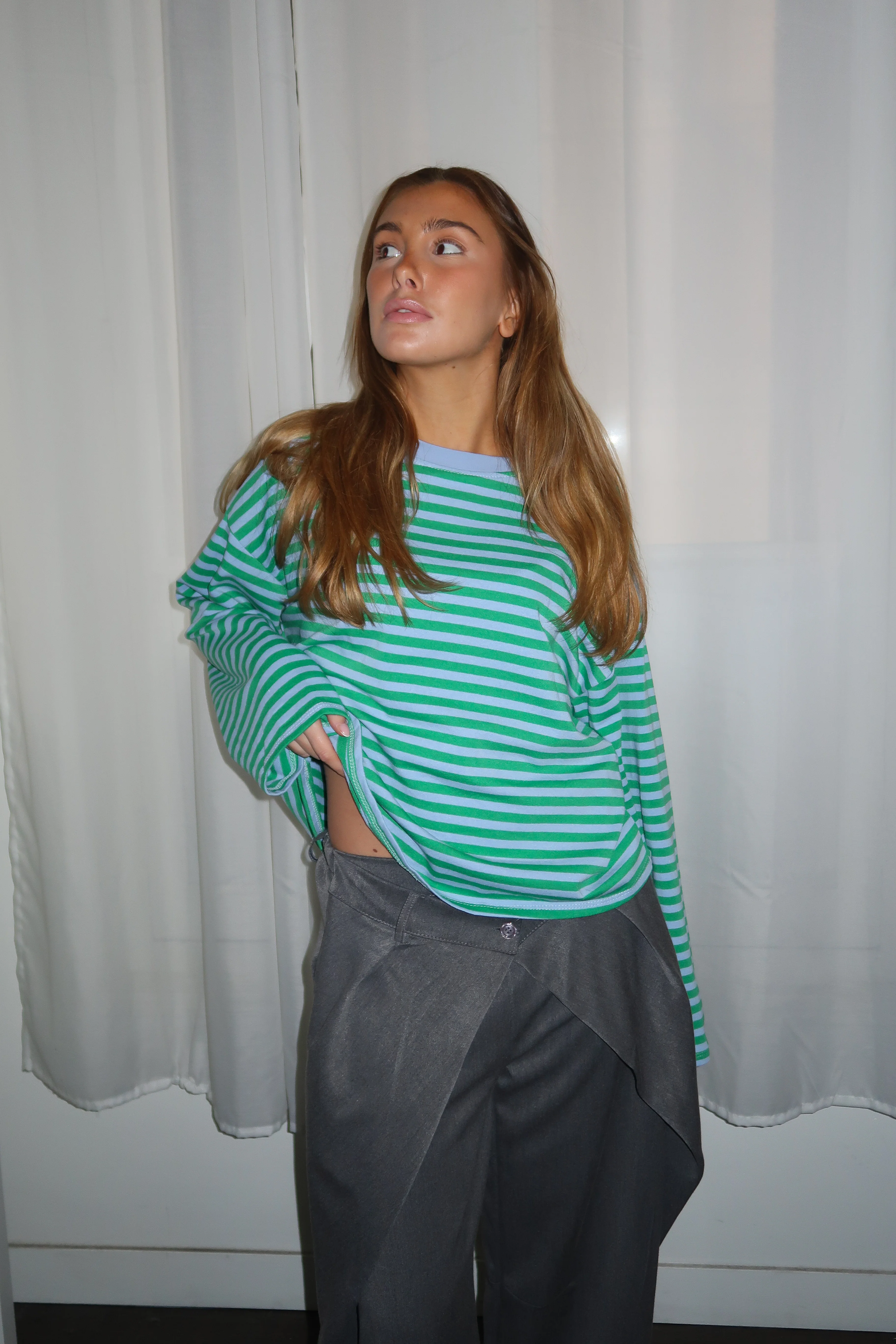 Tee-shirt Océane vert et bleu clair - Image 7