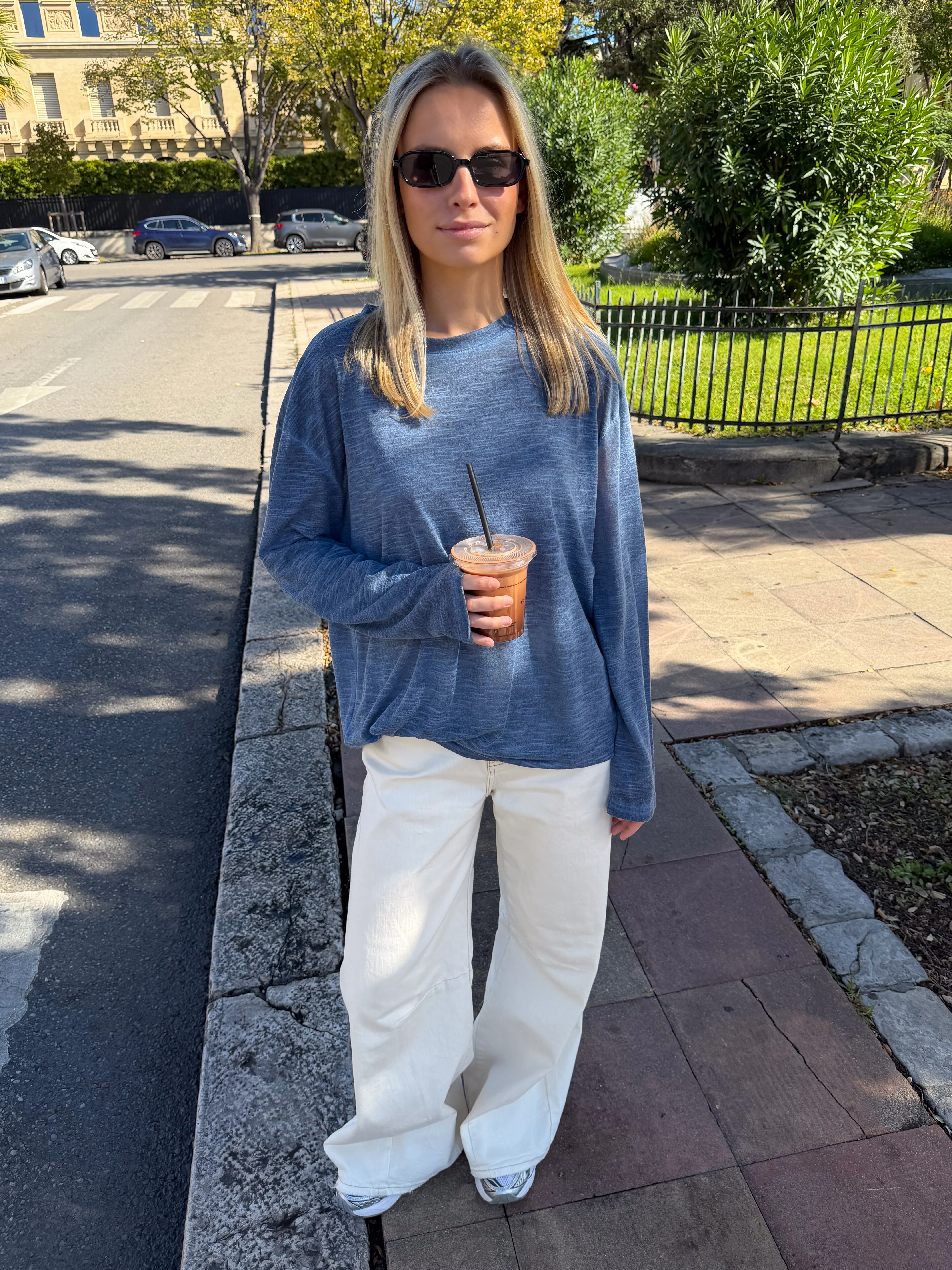 Tee-shirt Colomba bleu marine - Image 3