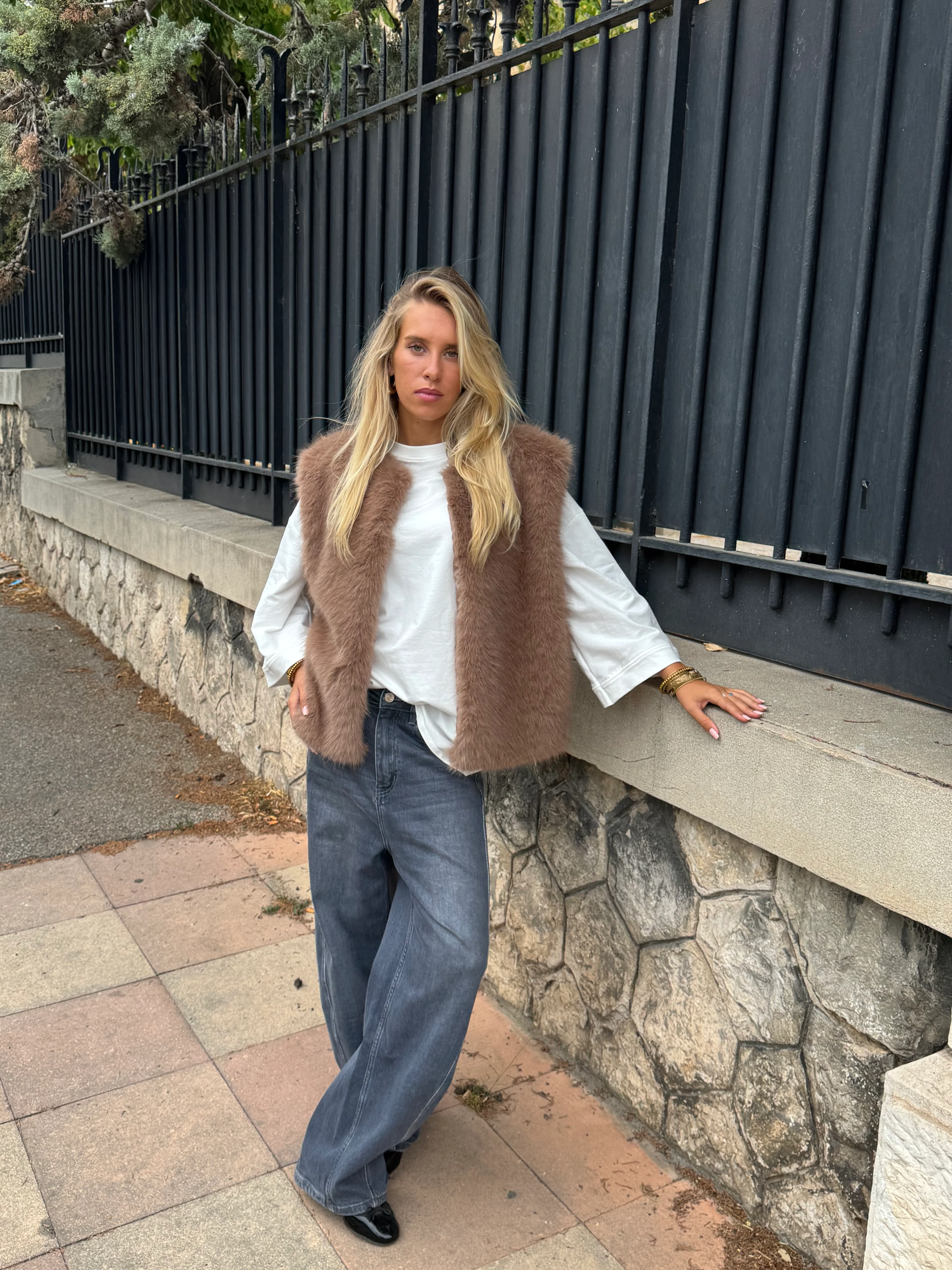 Veste Emma taupe - Image 3