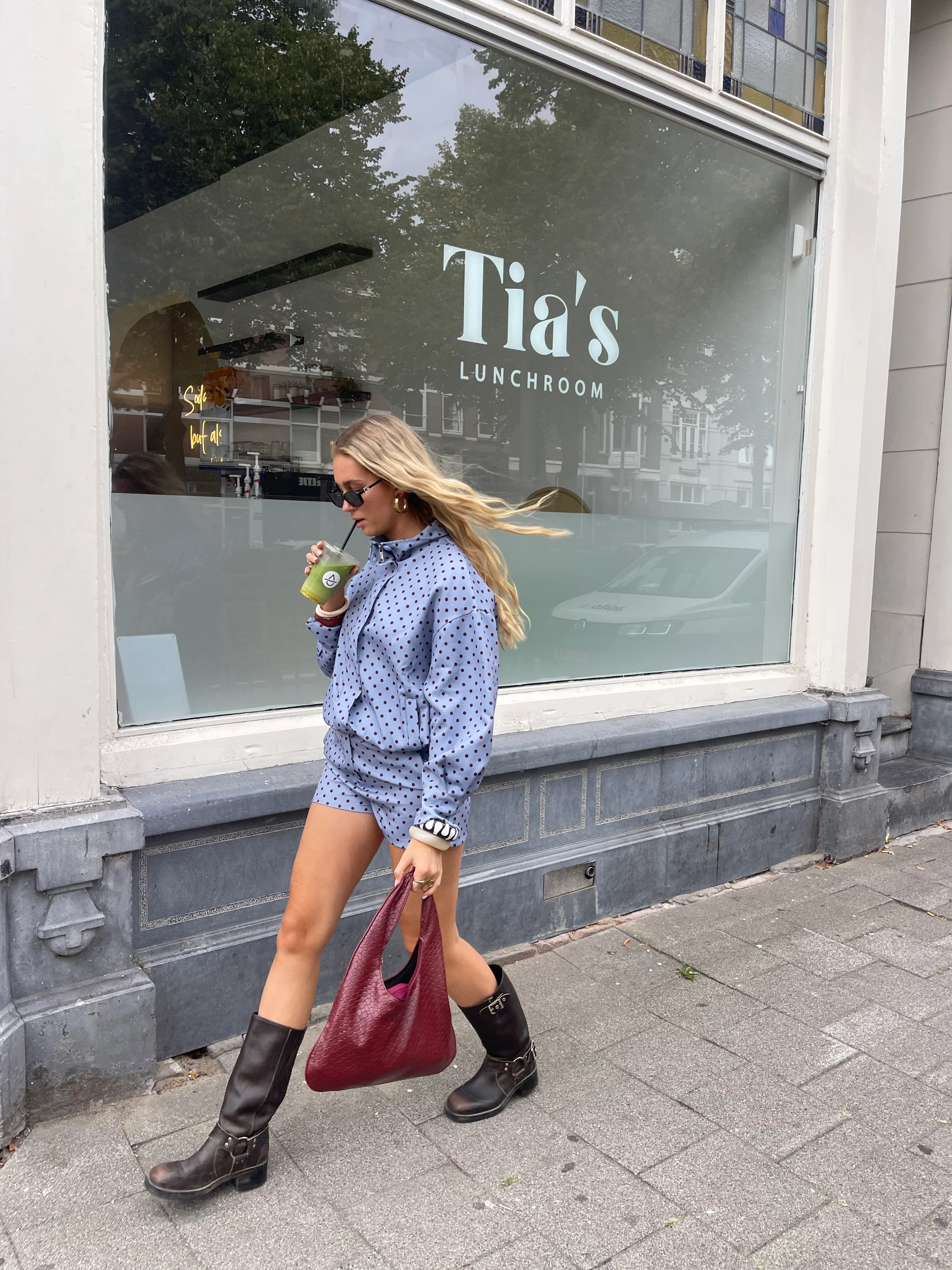 Short Mona bleu gris - Image 6