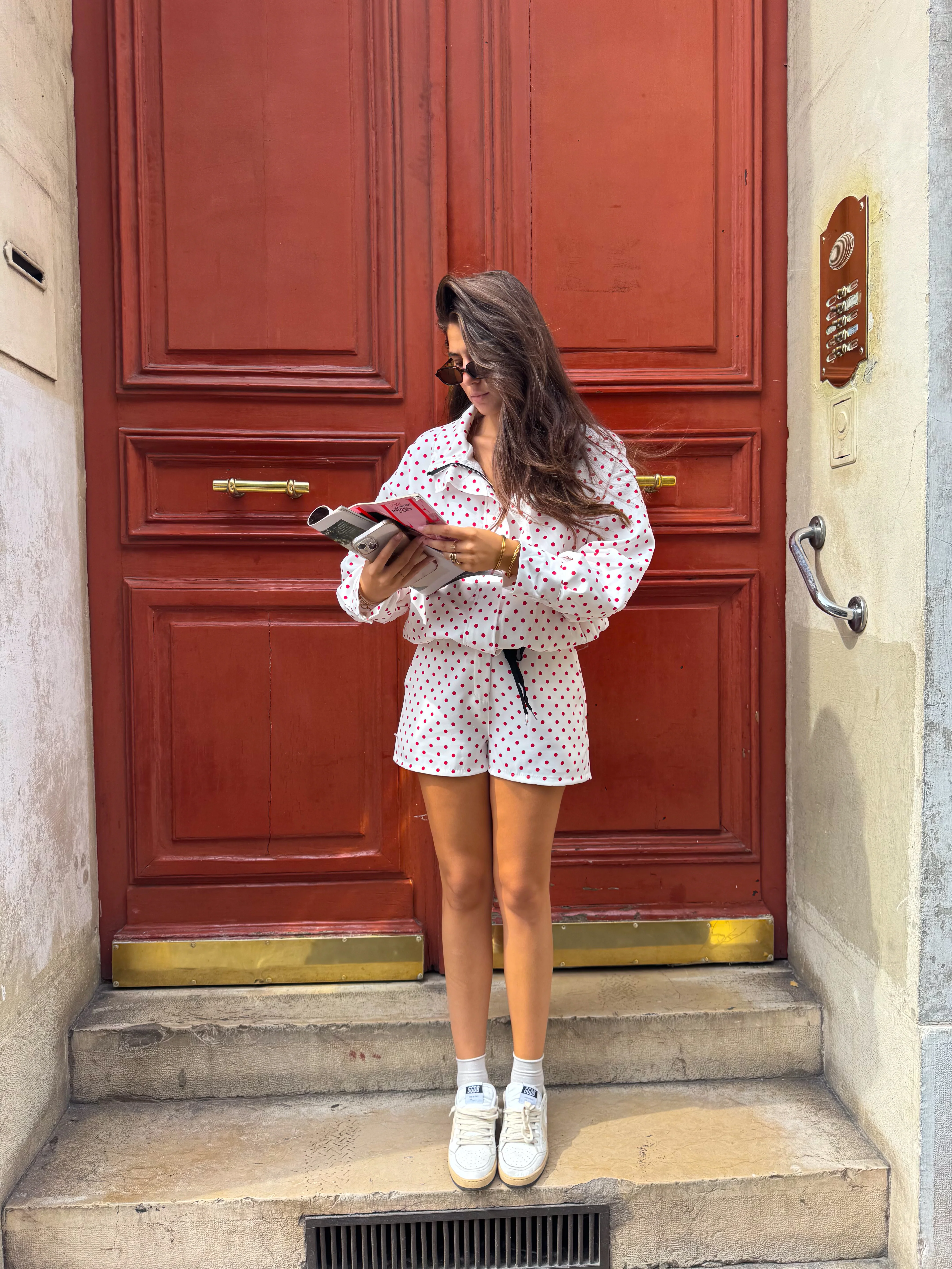 Veste Marine rouge - Image 5