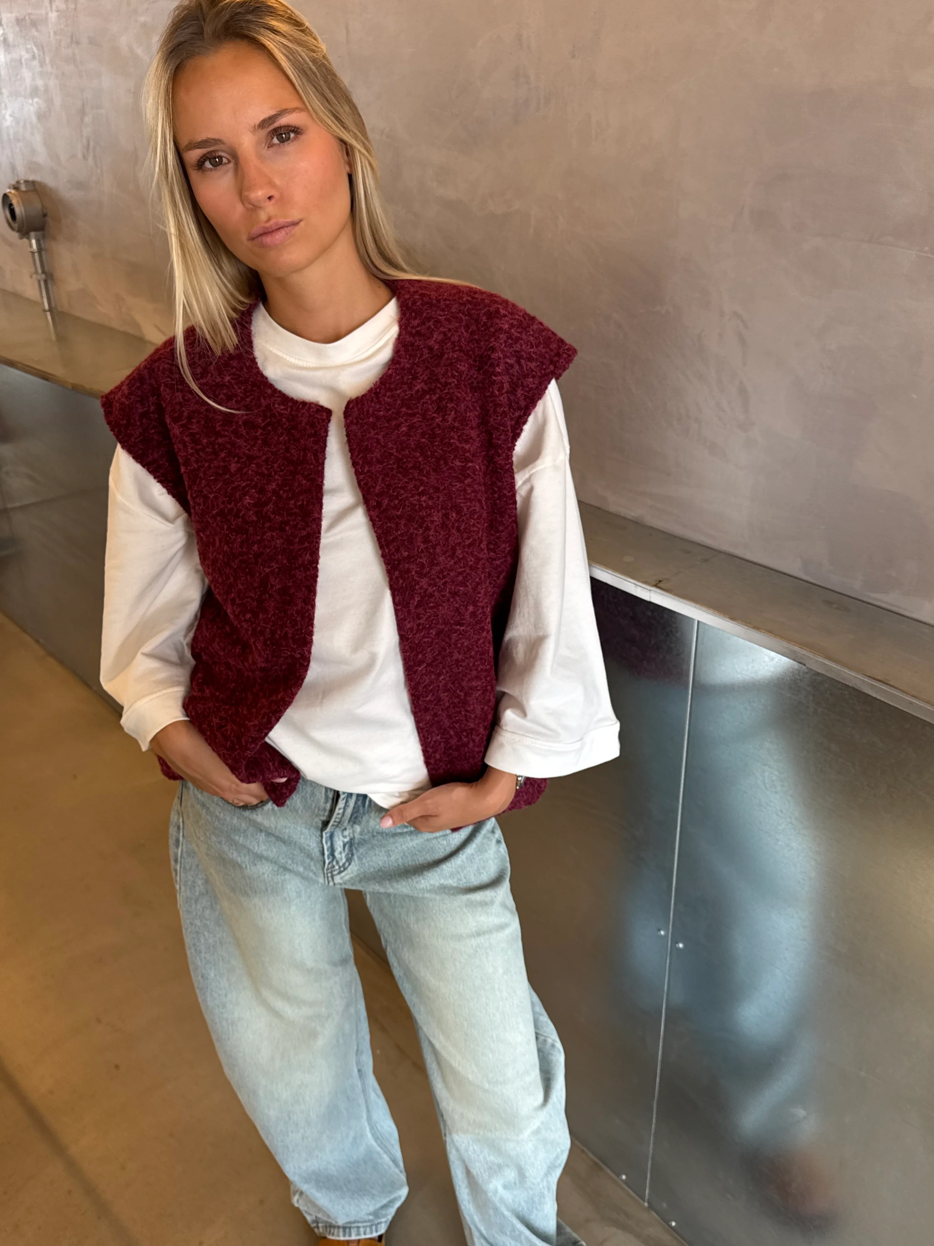 Veste Maddy bordeaux - Image 3